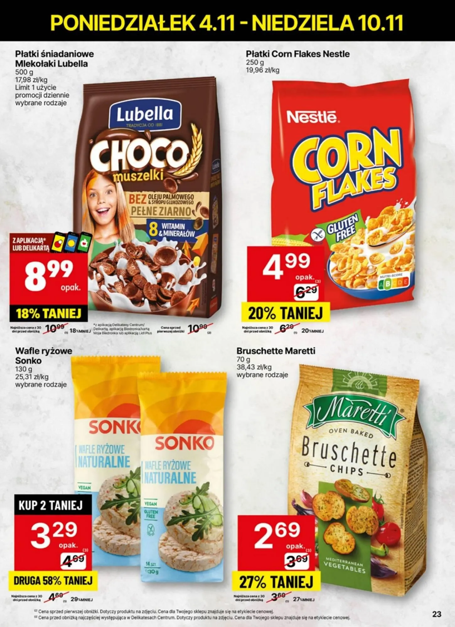 Gazetka Delikatesy Centrum gazetka od 4 listopada do 10 listopada 2024 - Strona 23