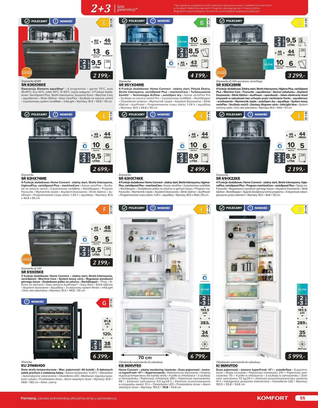 Gazetka Komfort Aktualna gazetka od 25 października do 31 stycznia 2024 - Strona 54