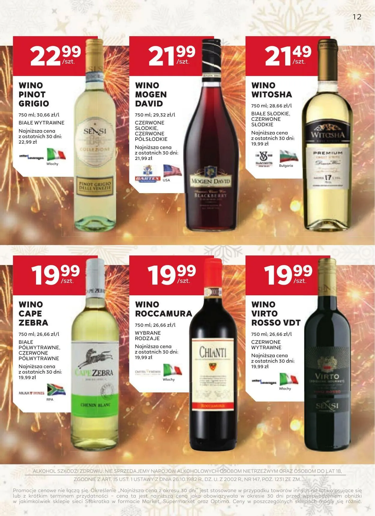 Gazetka Stokrotka Aktualna gazetka od 3 stycznia do 29 stycznia 2025 - Strona 12