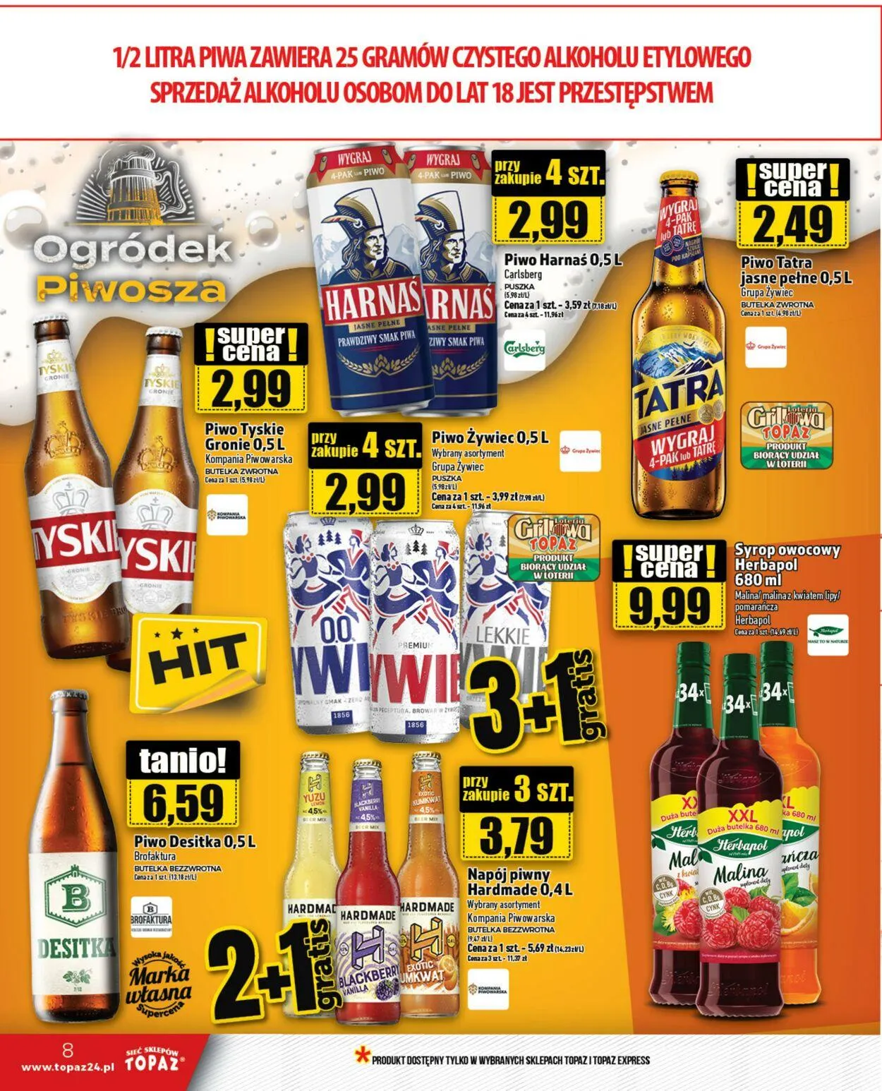 Gazetka Topaz Aktualna gazetka od 14 maja do 28 maja 2025 - Strona 8