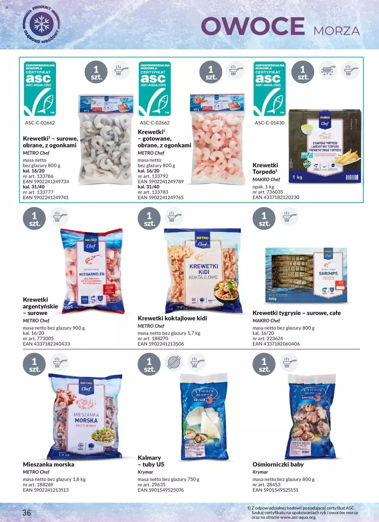 Gazetka Makro Gazetka - Mrożonki od 20 maja do 31 stycznia 2025 - Strona 36