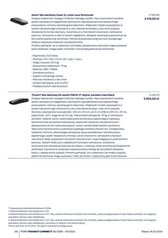 Gazetka FORD TRANSIT CONNECT od 3 sierpnia do 3 sierpnia 2025 - Strona 6