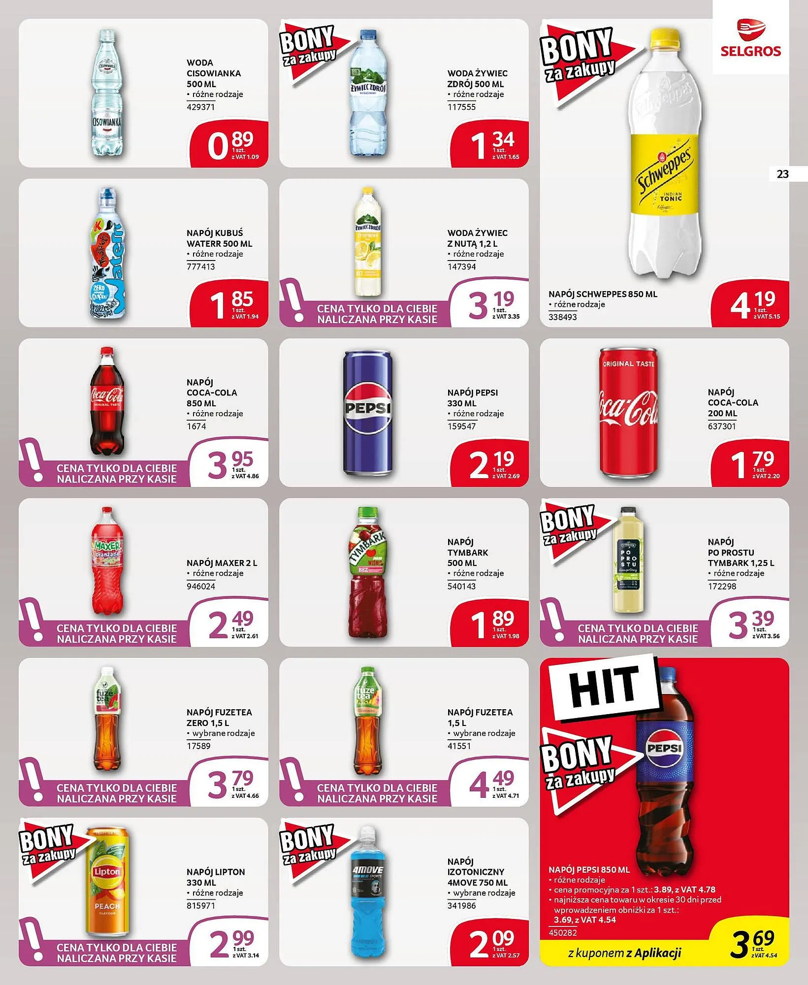 Gazetka Selgros gazetka od 9 stycznia do 22 stycznia 2025 - Strona 23