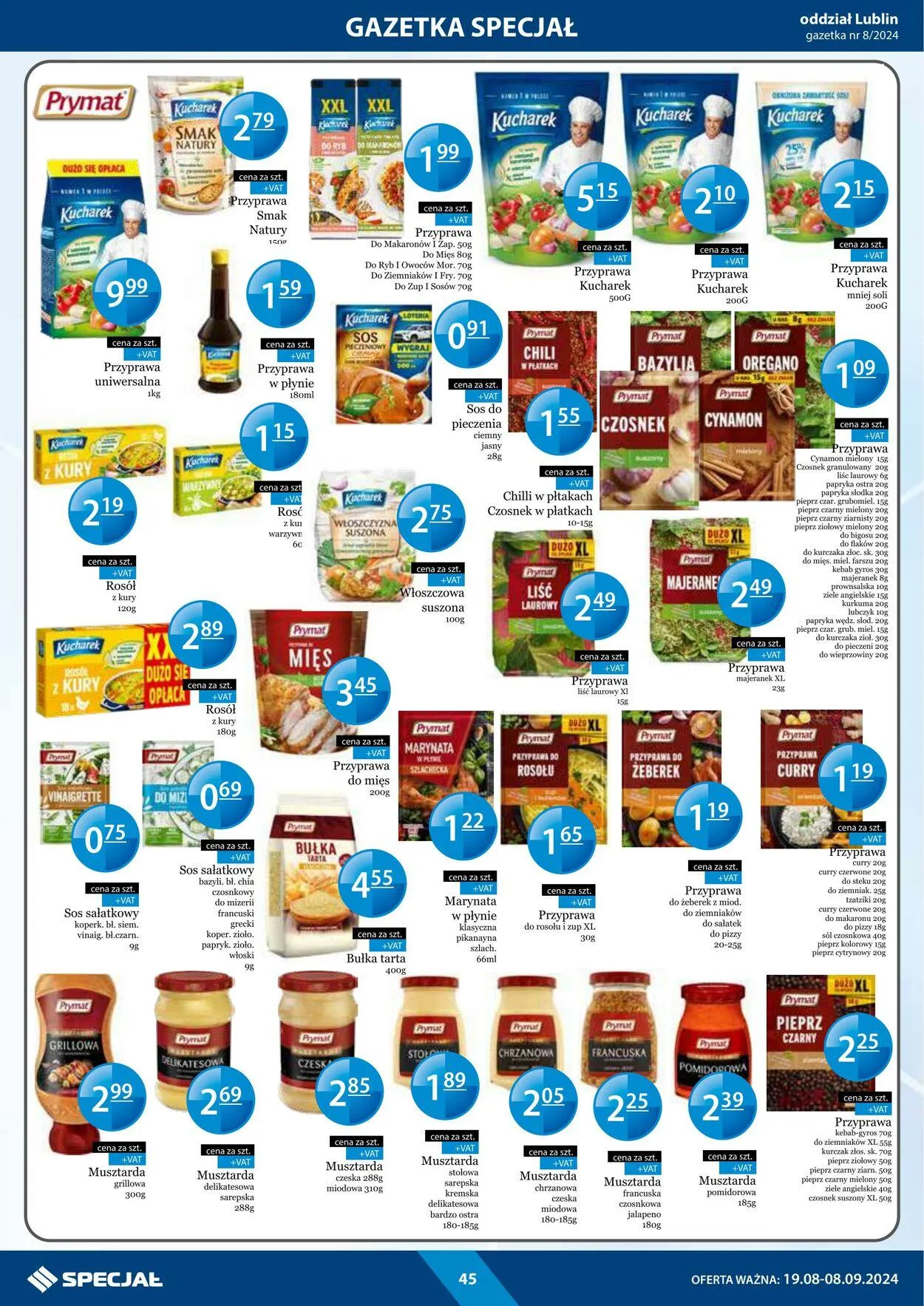 Gazetka Specjał od 19 sierpnia do 8 września 2024 - Strona 45