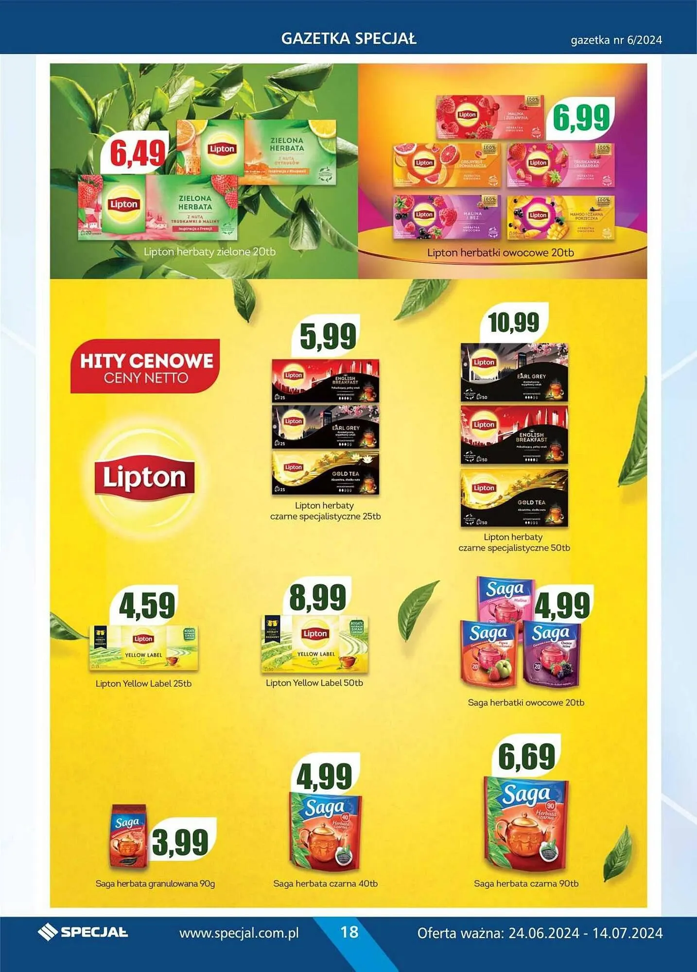 Gazetka Specjał gazetka od 24 czerwca do 14 lipca 2024 - Strona 18