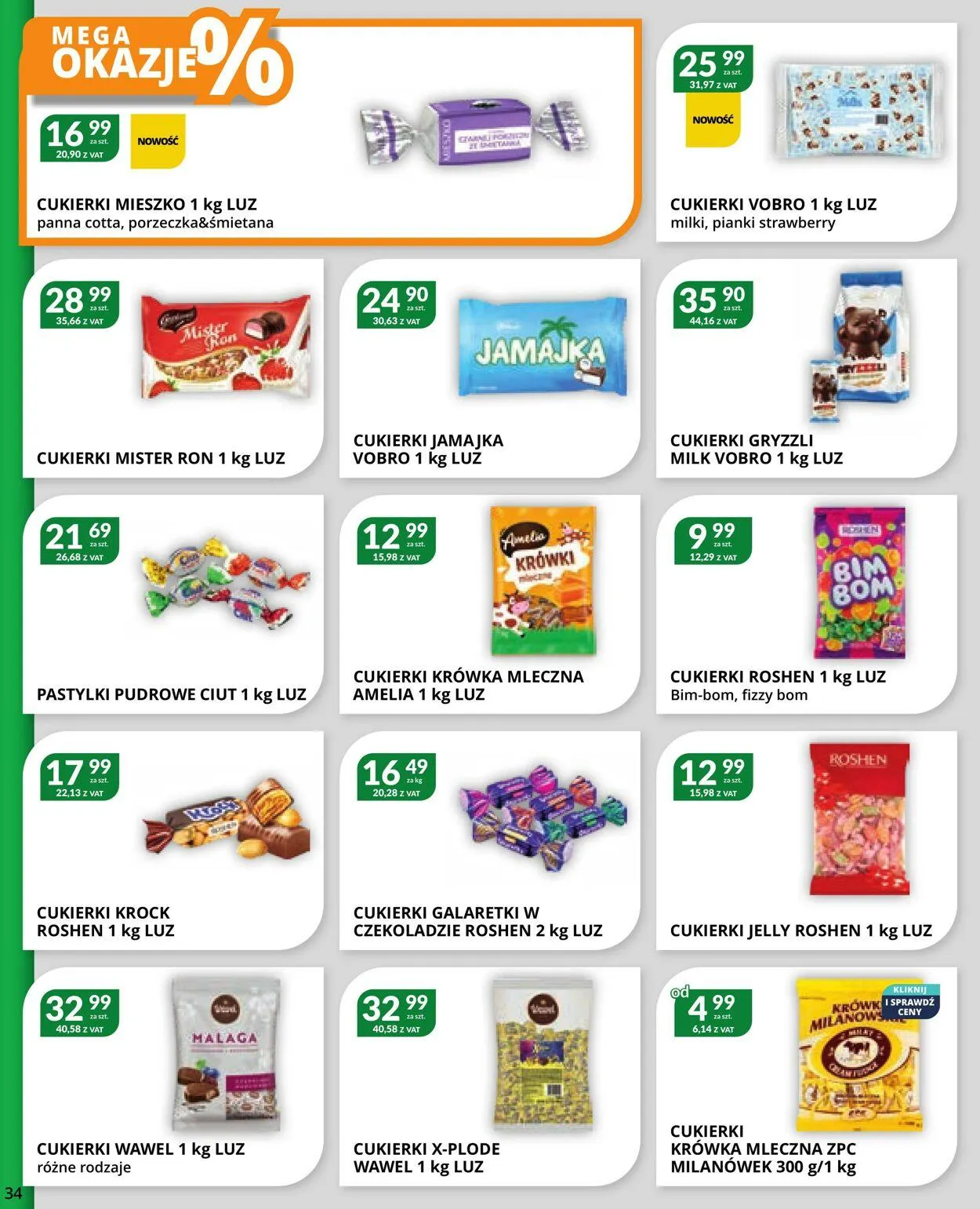 Gazetka Eurocash Aktualna gazetka od 7 stycznia do 26 stycznia 2025 - Strona 34