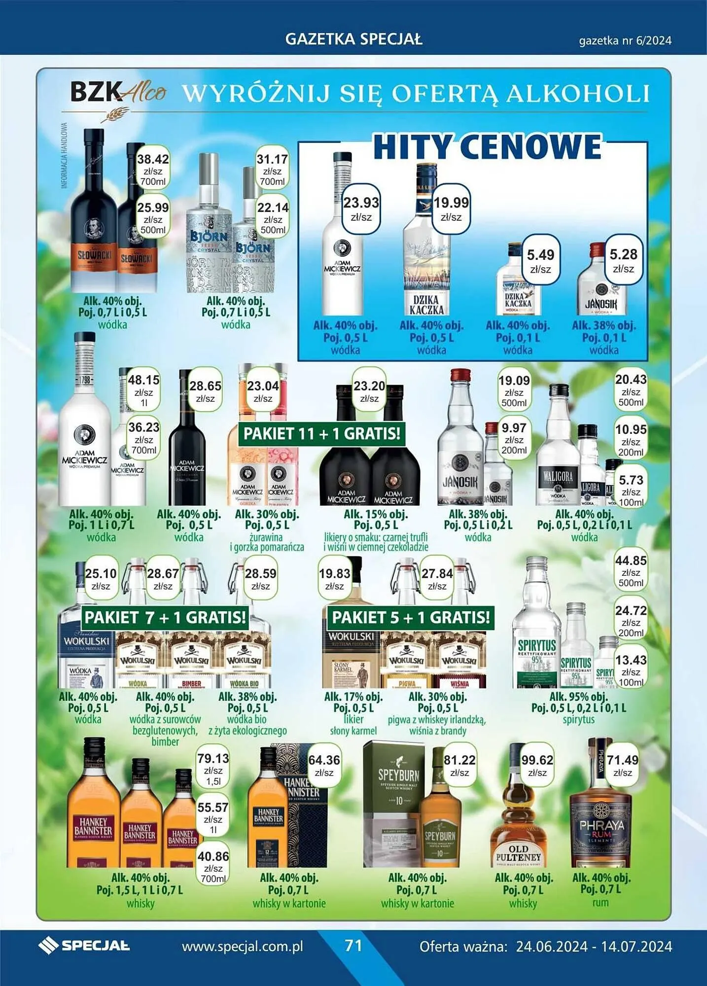 Gazetka Specjał gazetka od 24 czerwca do 14 lipca 2024 - Strona 71