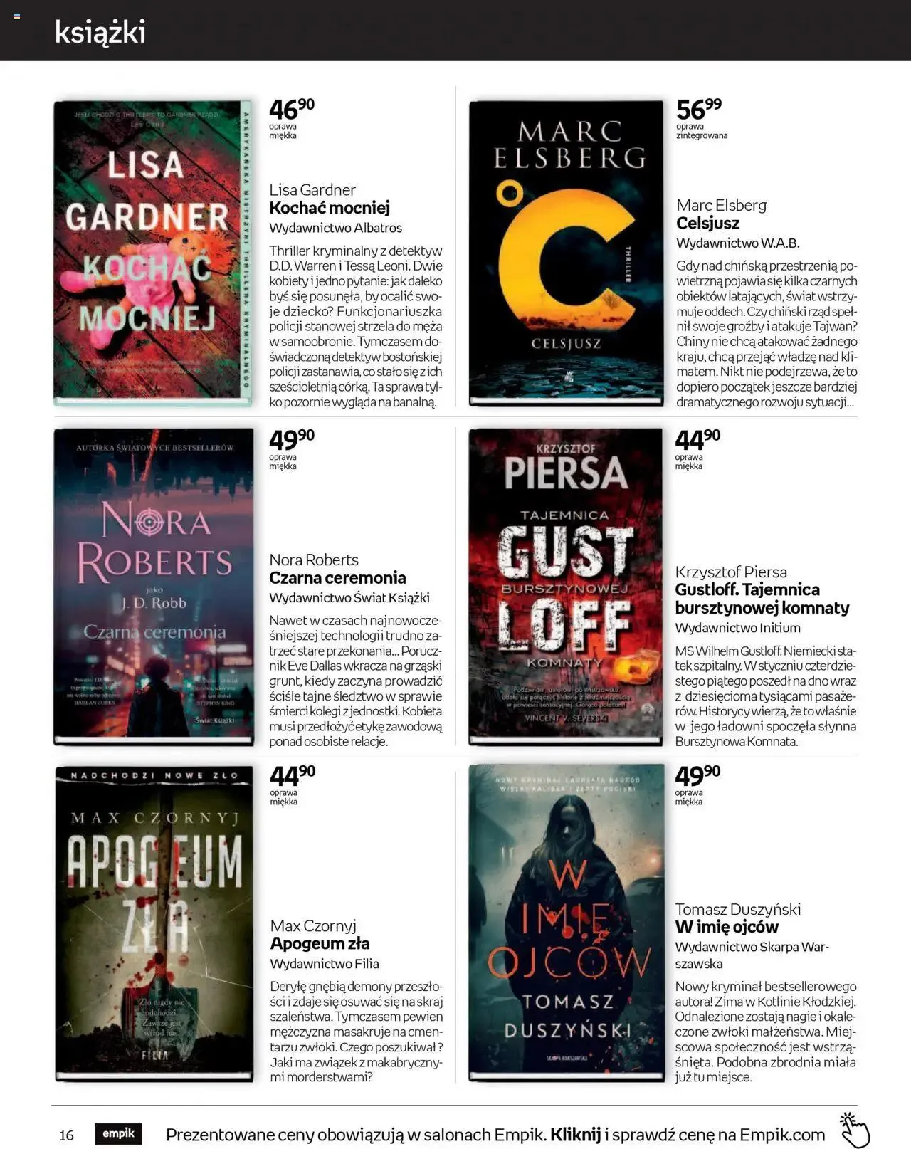 Gazetka Empik Gazetka od 11 września do 24 września 2024 - Strona 16