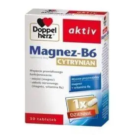Doppelherz aktiv Magnez B6 cytrynian 30 szt.