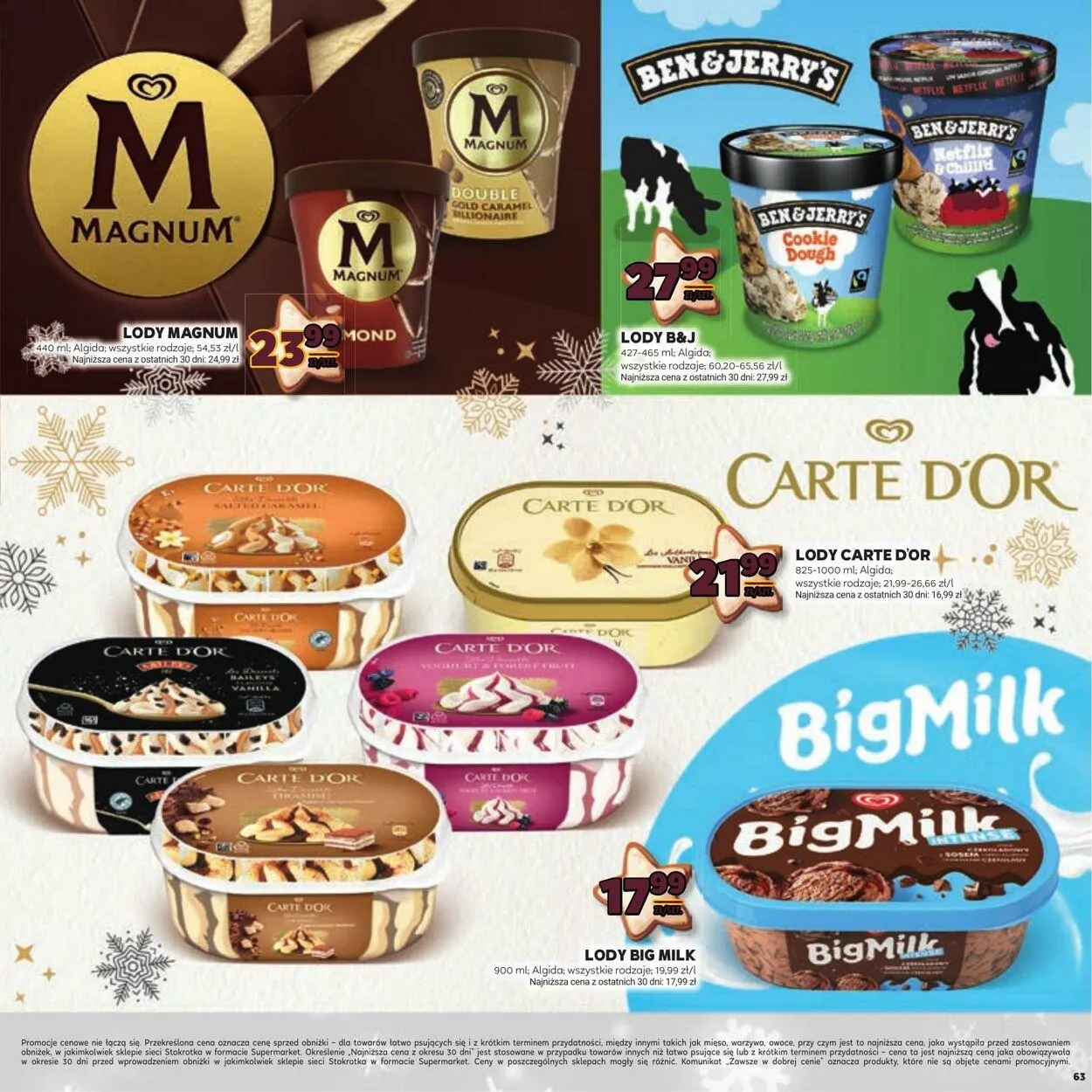 Gazetka Stokrotka Aktualna gazetka od 12 grudnia do 27 grudnia 2024 - Strona 63