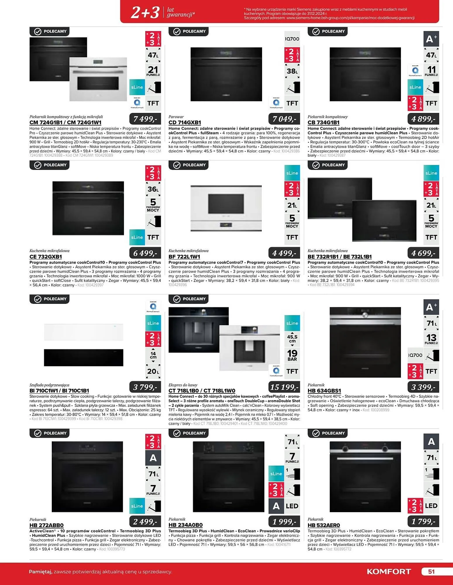 Gazetka Komfort gazetka od 11 września do 31 grudnia 2024 - Strona 51