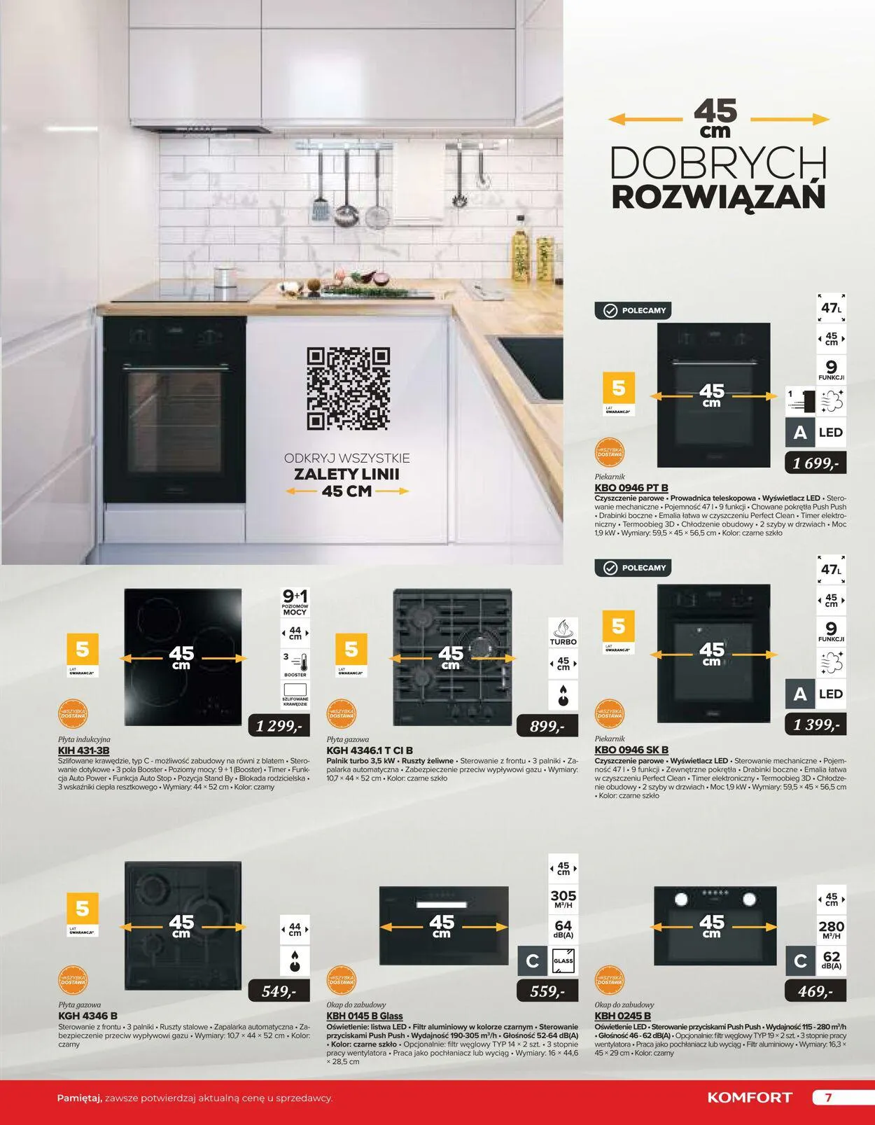 Gazetka Komfort Aktualna gazetka od 25 października do 31 stycznia 2024 - Strona 7