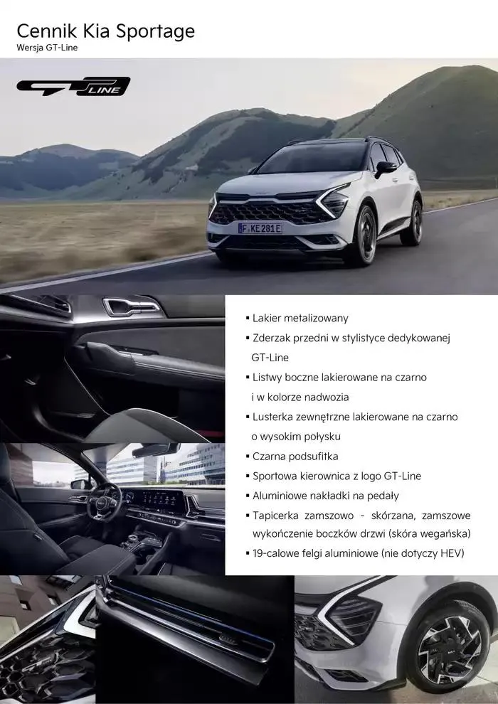 Gazetka Kia Sportage Cennik 2025 od 21 lutego do 31 grudnia 2025 - Strona 5