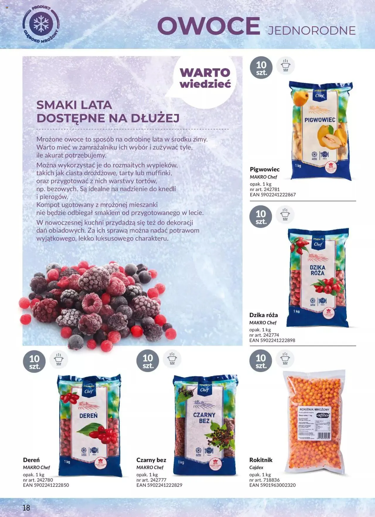 Gazetka Makro Gazetka - Mrożonki od 20 maja do 31 stycznia 2025 - Strona 18