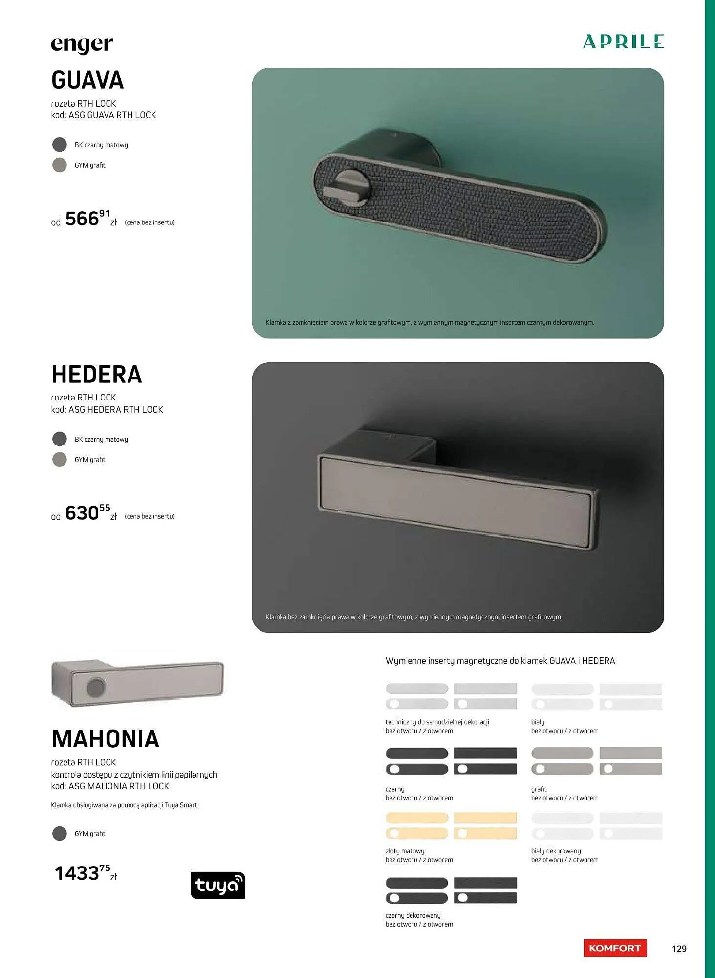 Gazetka Komfort gazetka od 16 sierpnia do 31 grudnia 2025 - Strona 129