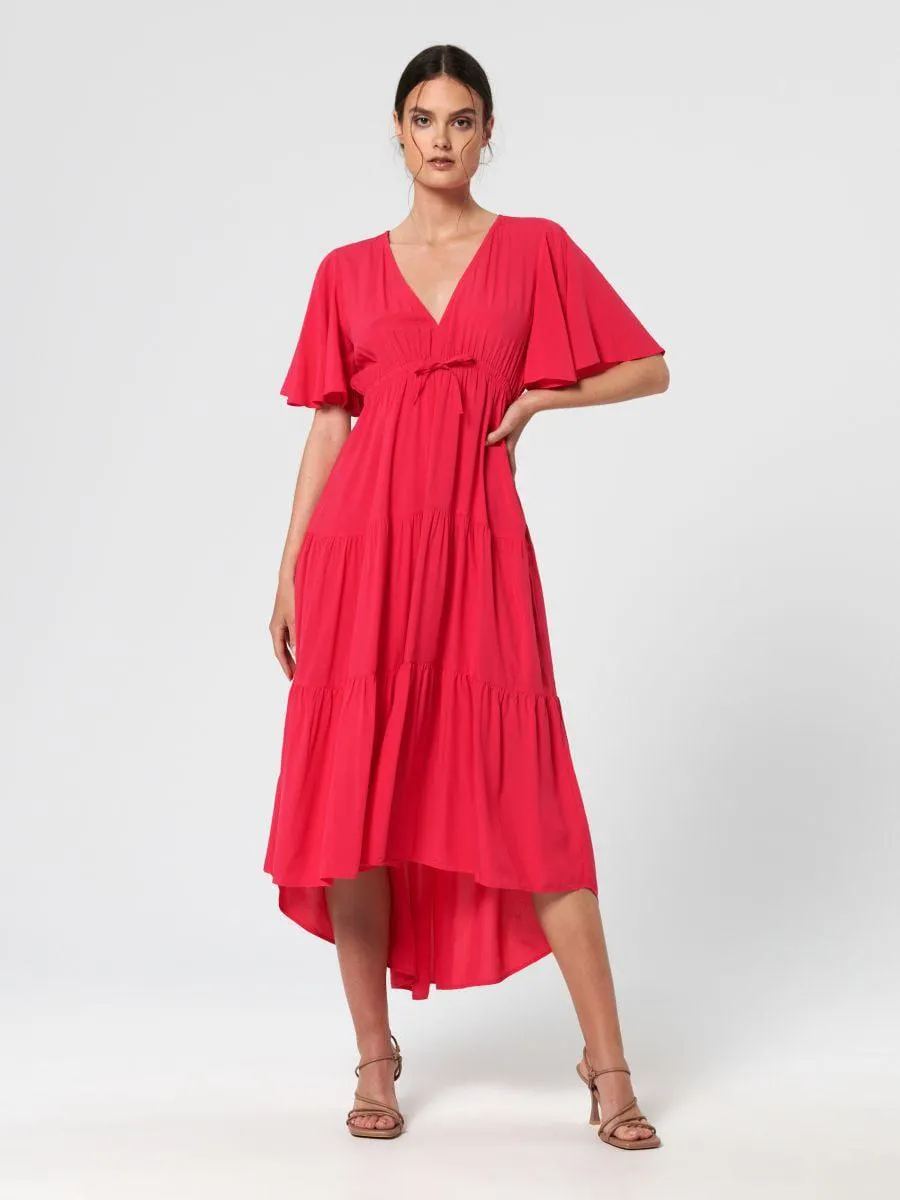 Sukienka maxi z wiskozy