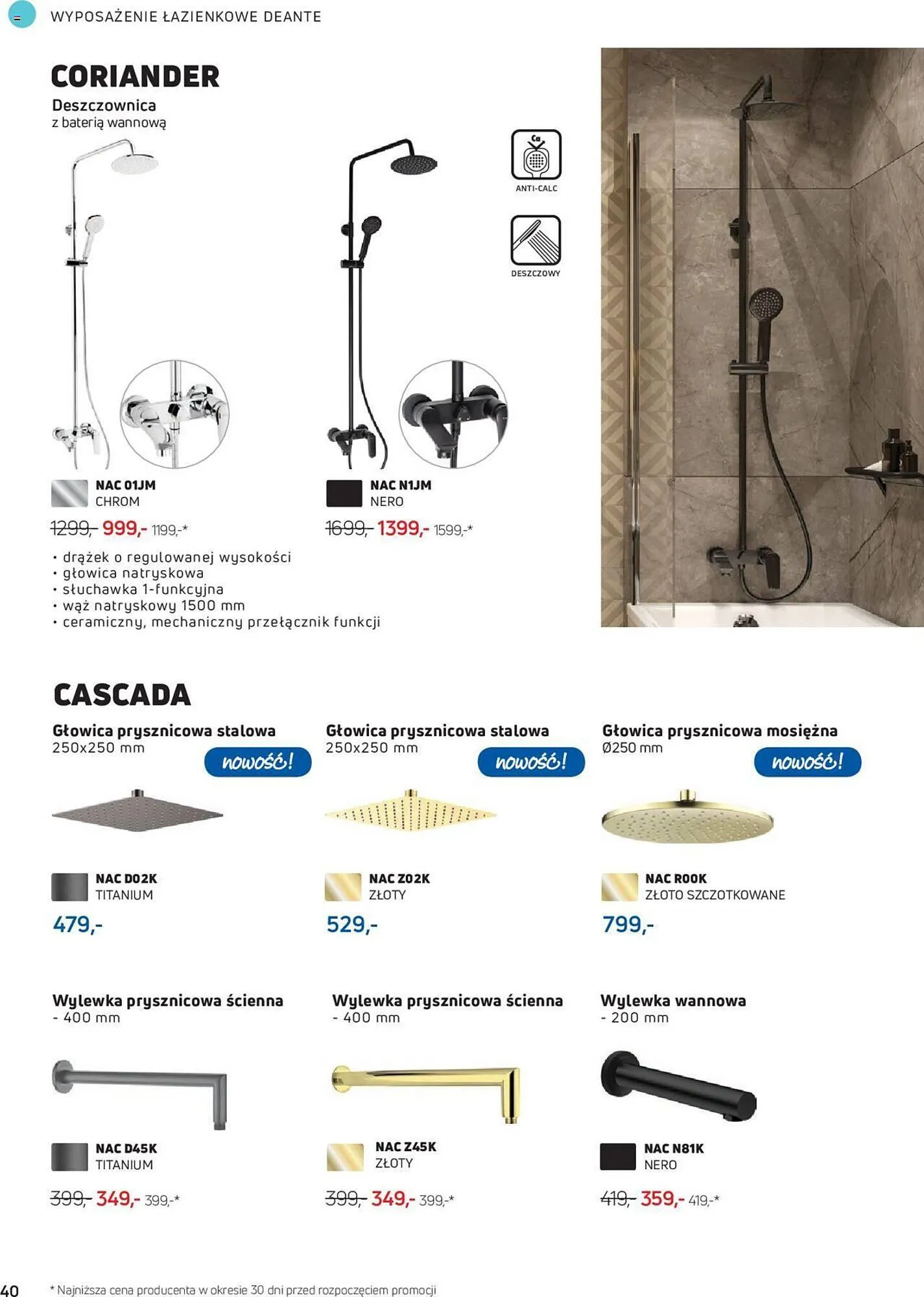Gazetka Deante gazetka od 1 sierpnia do 31 grudnia 2023 - Strona 40