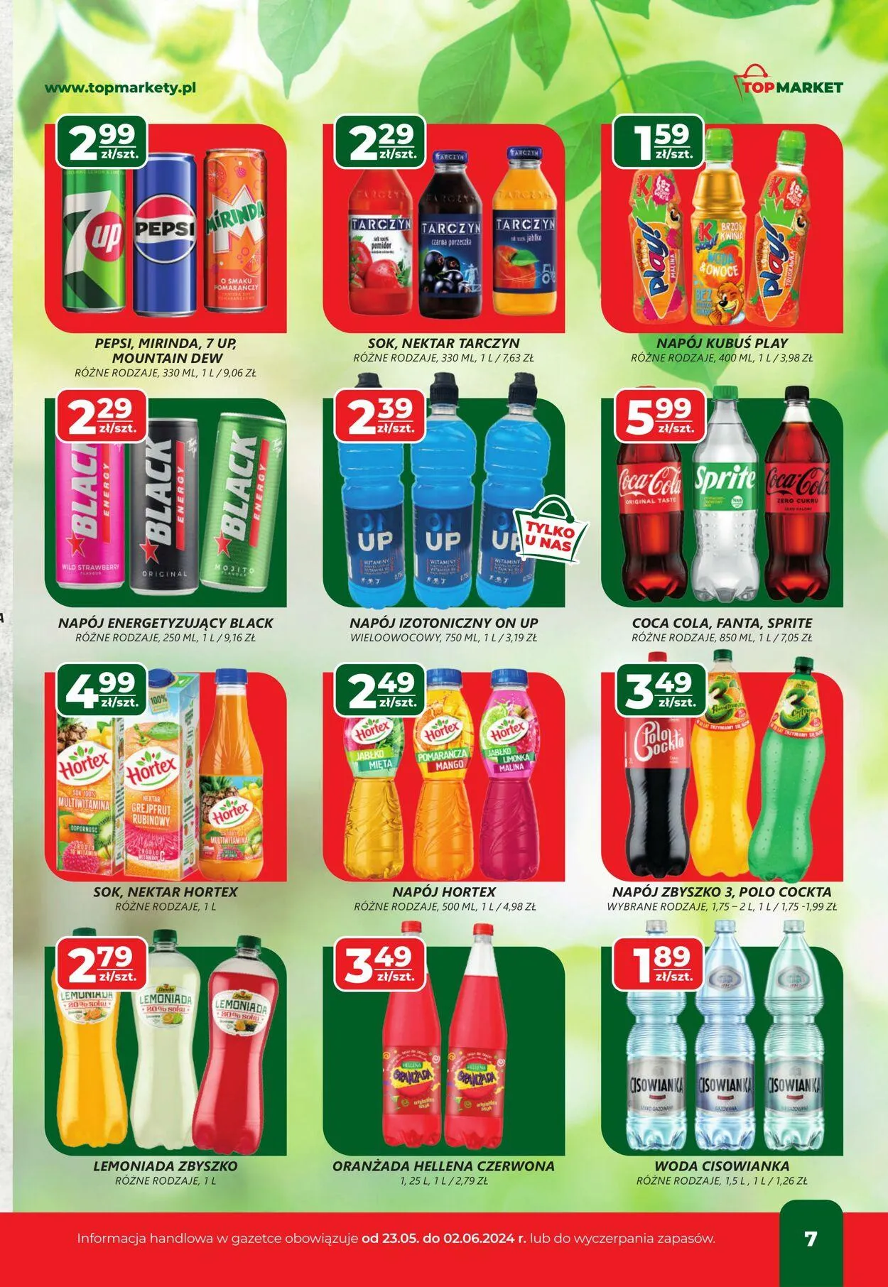 Gazetka Top Market Aktualna gazetka od 4 sierpnia do 18 sierpnia 2024 - Strona 7