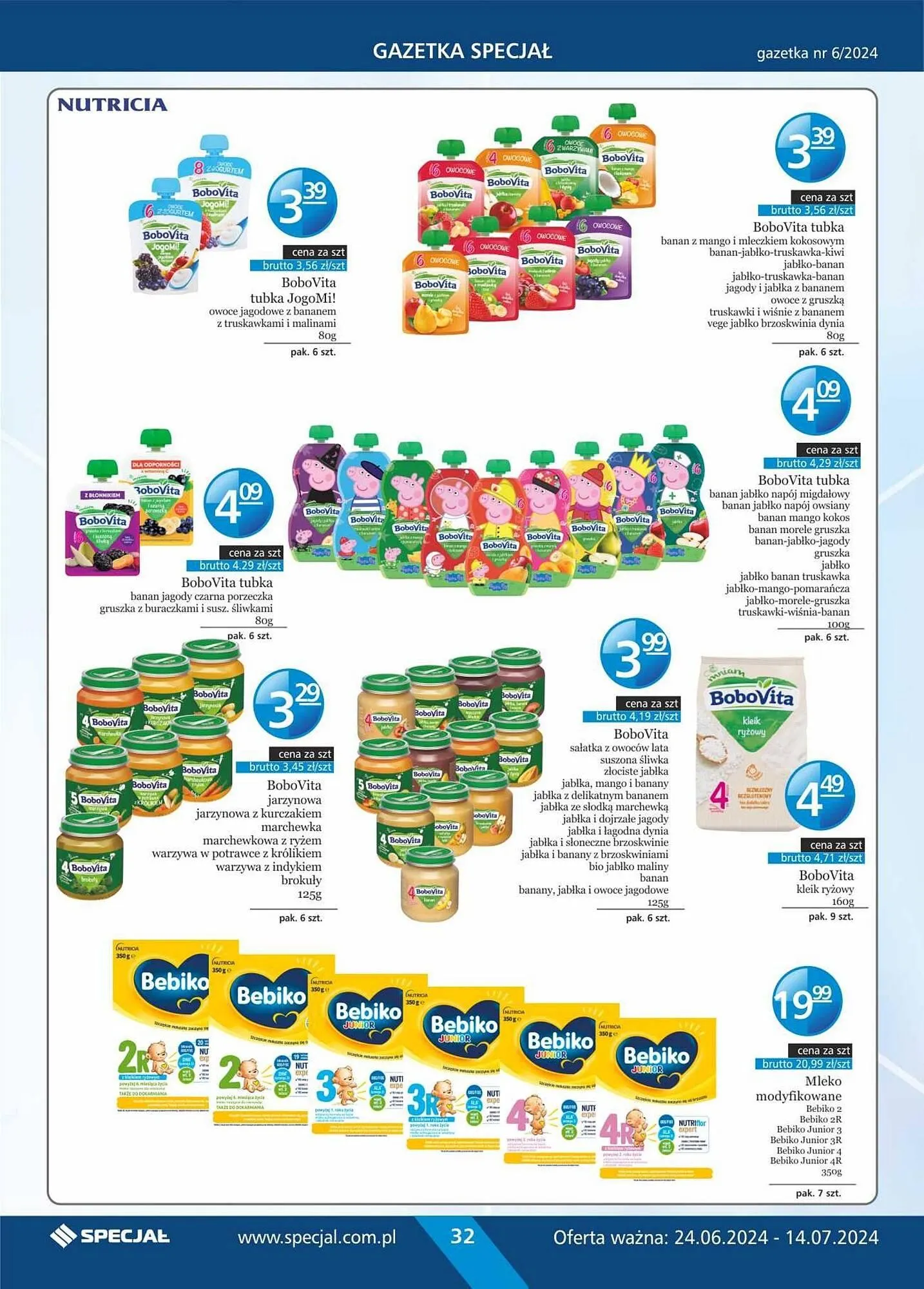 Gazetka Specjał gazetka od 24 czerwca do 14 lipca 2024 - Strona 32