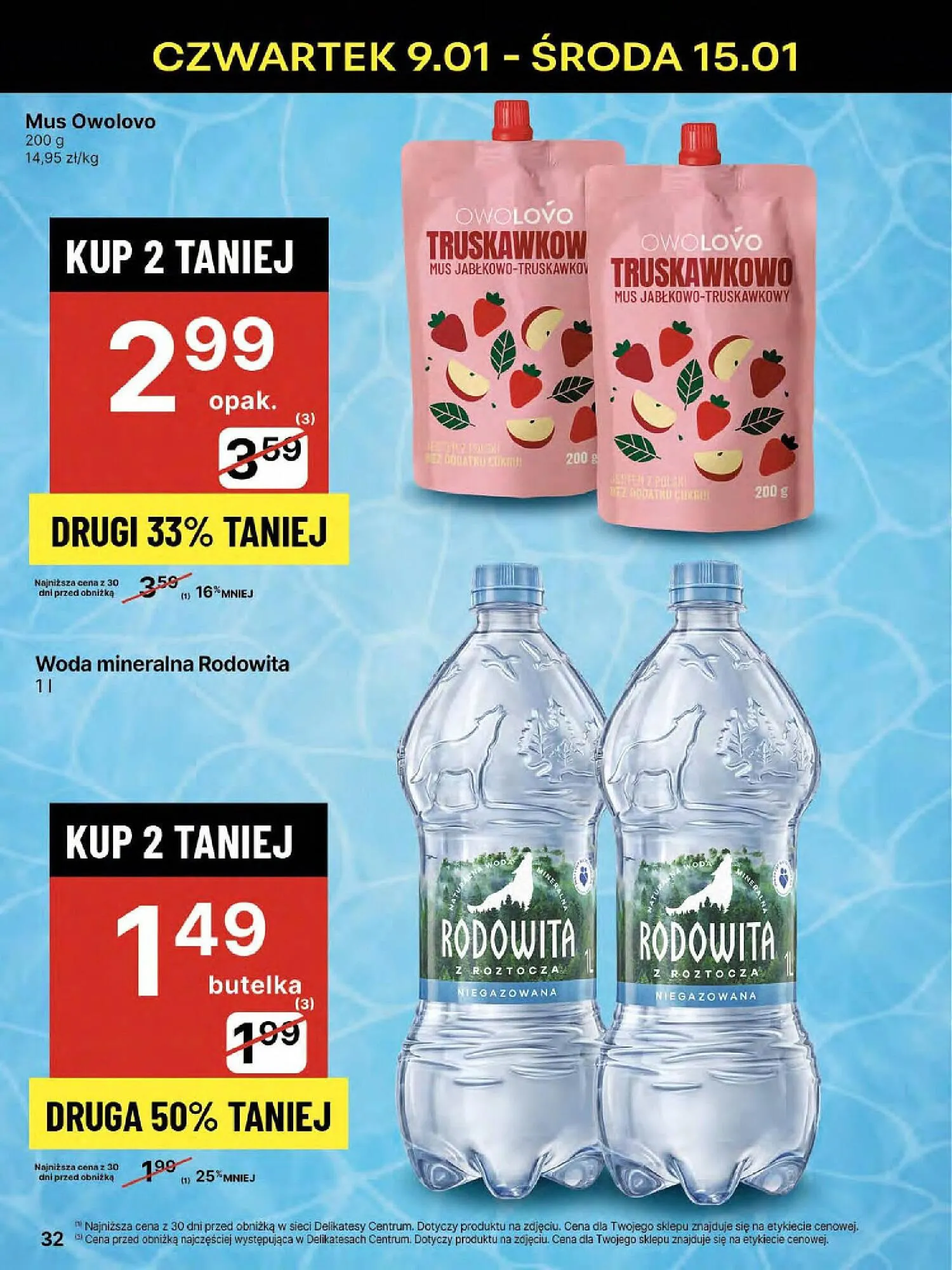 Gazetka Delikatesy Centrum gazetka od 9 stycznia do 15 stycznia 2025 - Strona 32