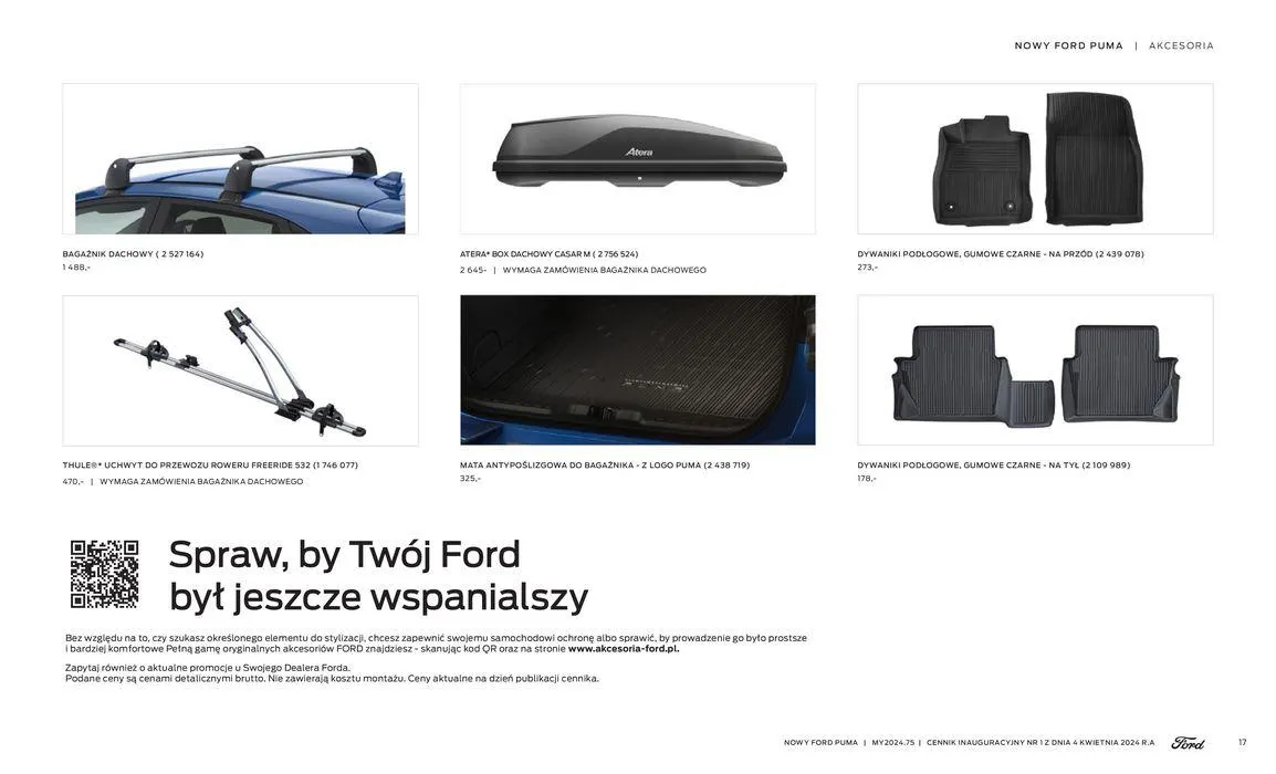 Gazetka NOWY FORD PUMA od 16 kwietnia do 16 kwietnia 2025 - Strona 17