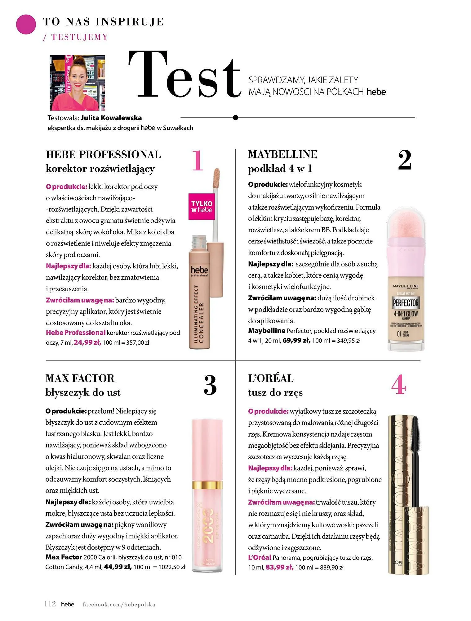 Gazetka Hebe gazetka od 1 marca do 30 kwietnia 2024 - Strona 112