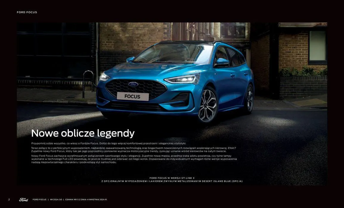Gazetka FORD FOCUS od 16 kwietnia do 16 kwietnia 2025 - Strona 2