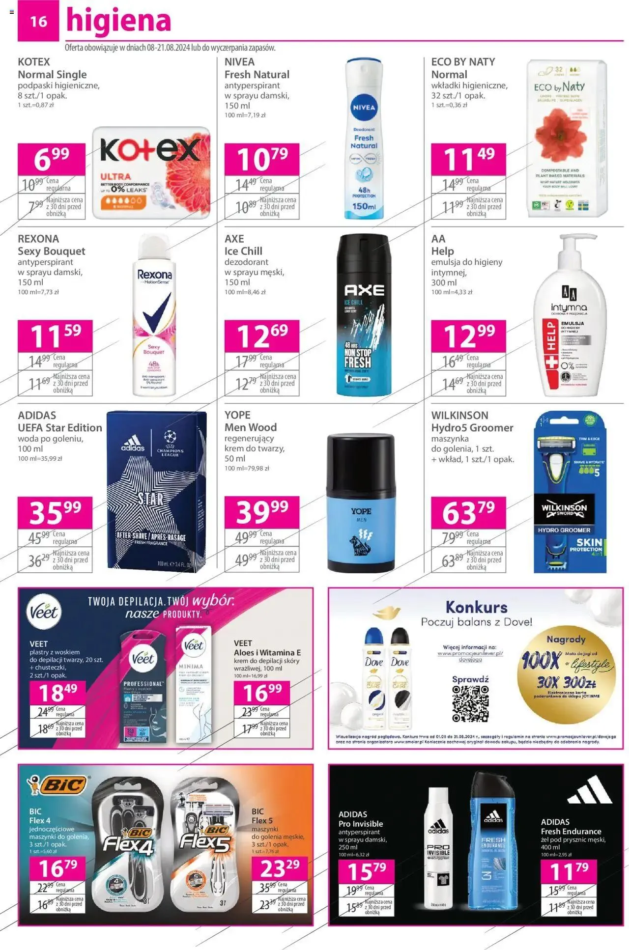 Gazetka Hebe Gazetka od 8 sierpnia do 21 sierpnia 2024 - Strona 16
