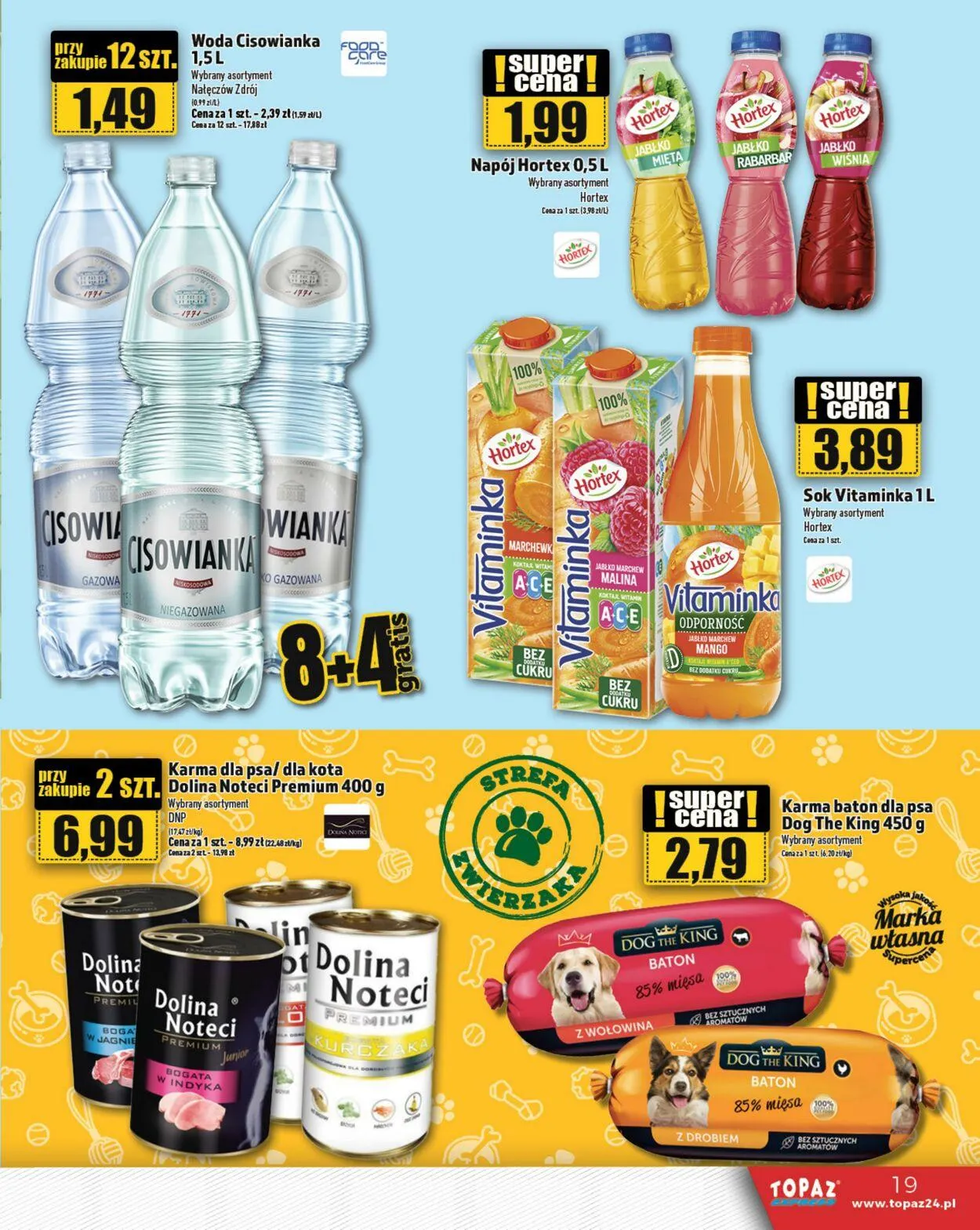 Gazetka Topaz Aktualna gazetka od 10 lipca do 24 lipca 2024 - Strona 19