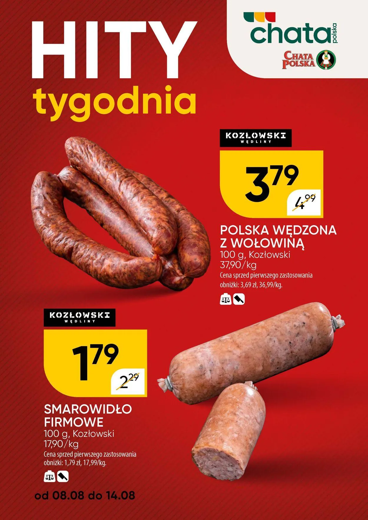 Gazetka Chata Polska Aktualna gazetka od 19 sierpnia do 2 września 2024 - Strona 3