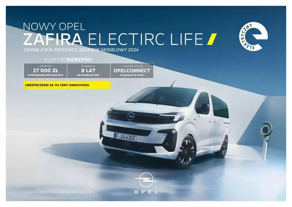 Gazetka Zafira Electric od 30 stycznia do 31 grudnia 2025 - Strona 1