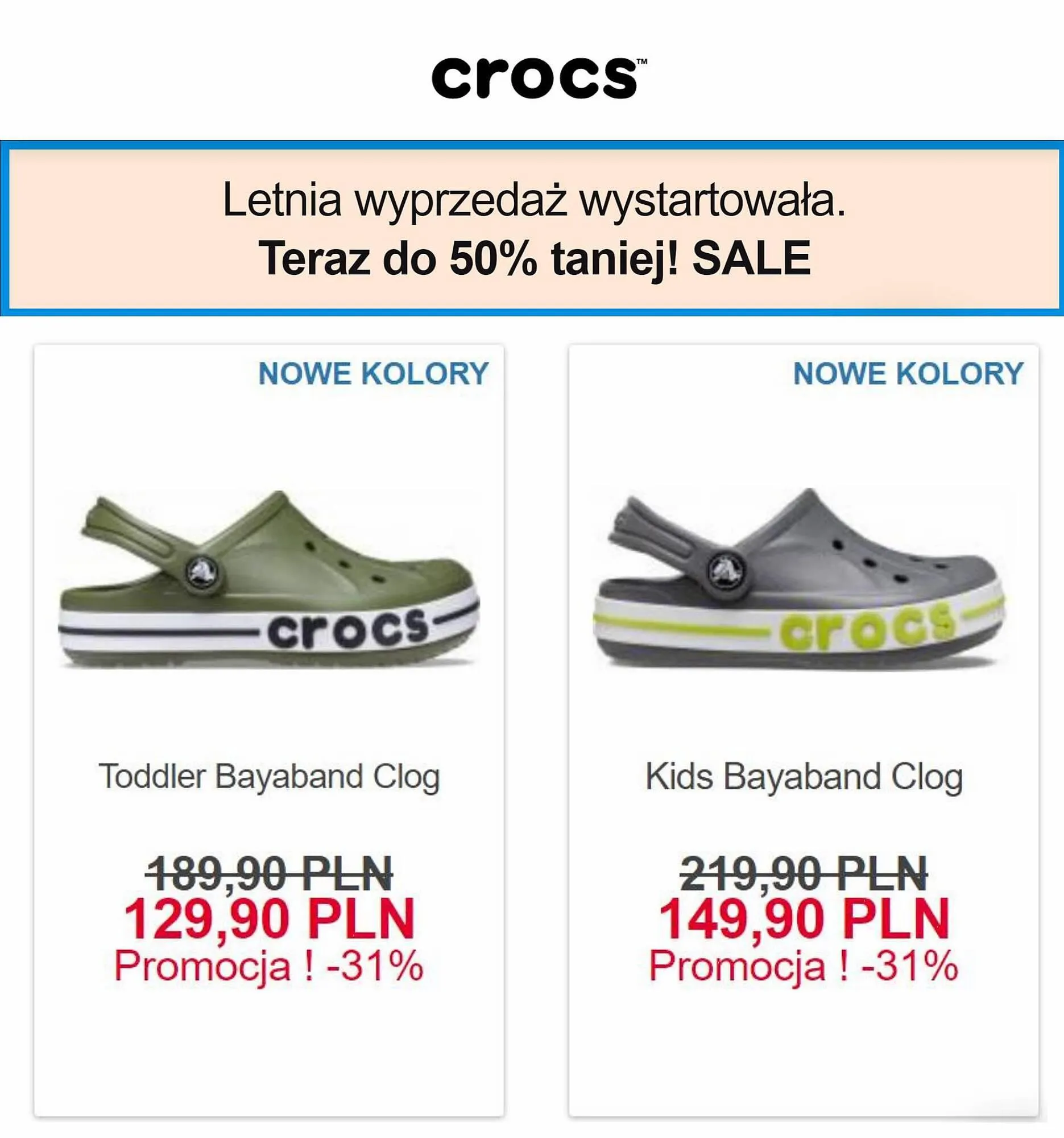 Crocs gazetka - 1