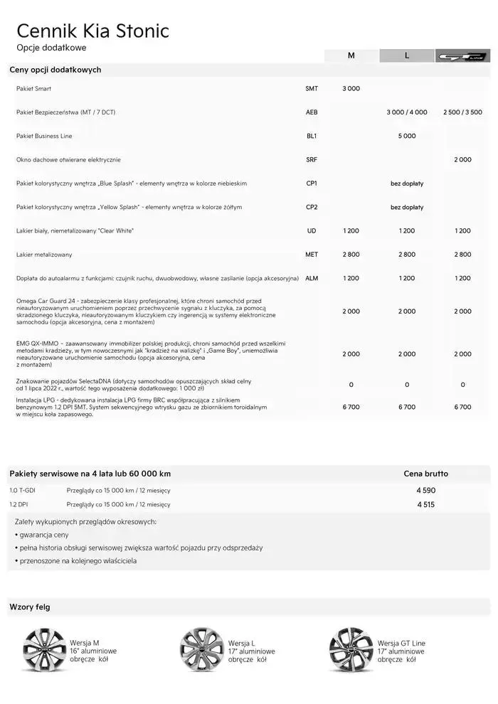 Gazetka Kia Stonic Cennik 2025 od 21 lutego do 31 grudnia 2025 - Strona 8
