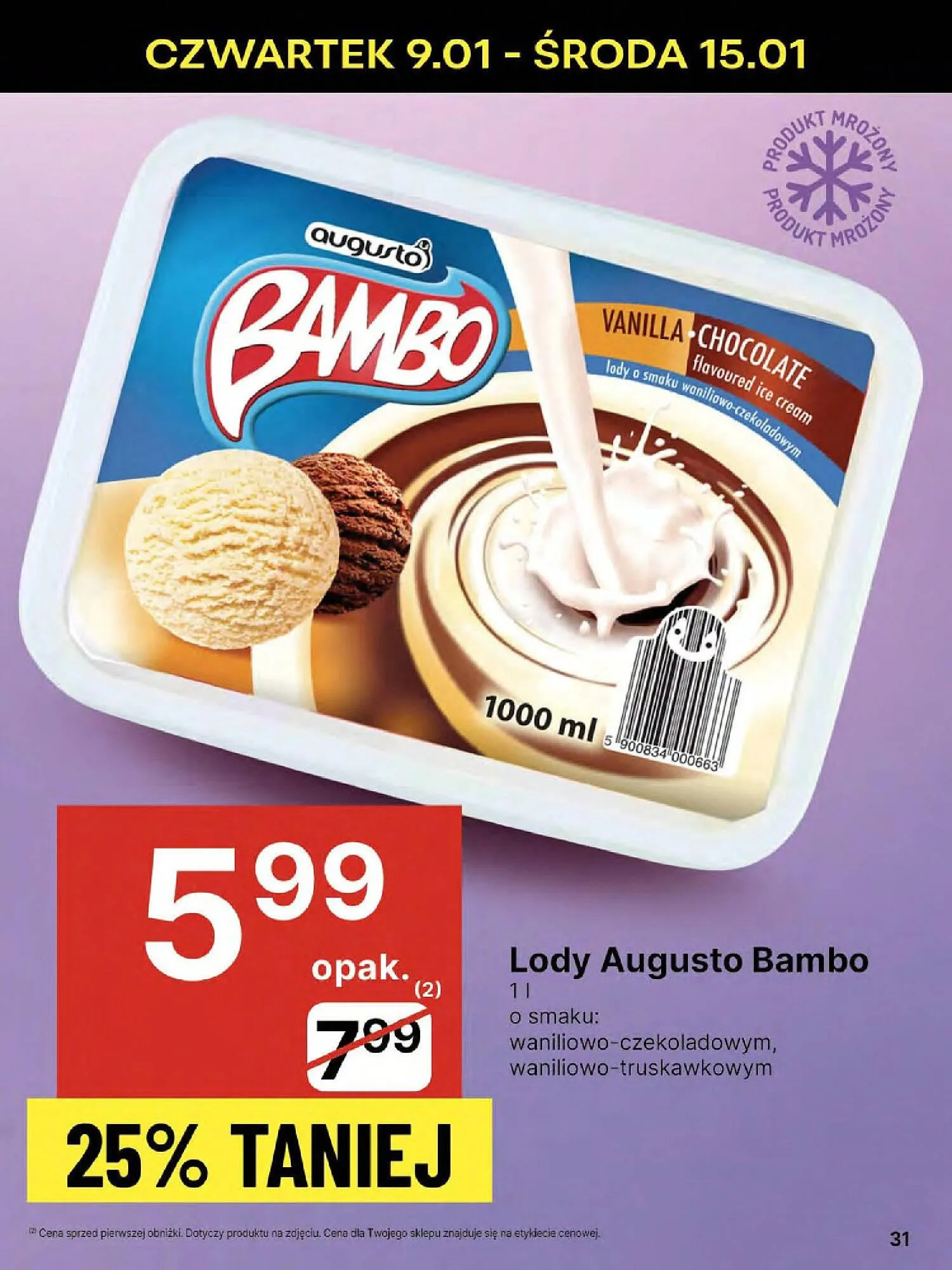 Gazetka Delikatesy Centrum gazetka od 9 stycznia do 15 stycznia 2025 - Strona 31