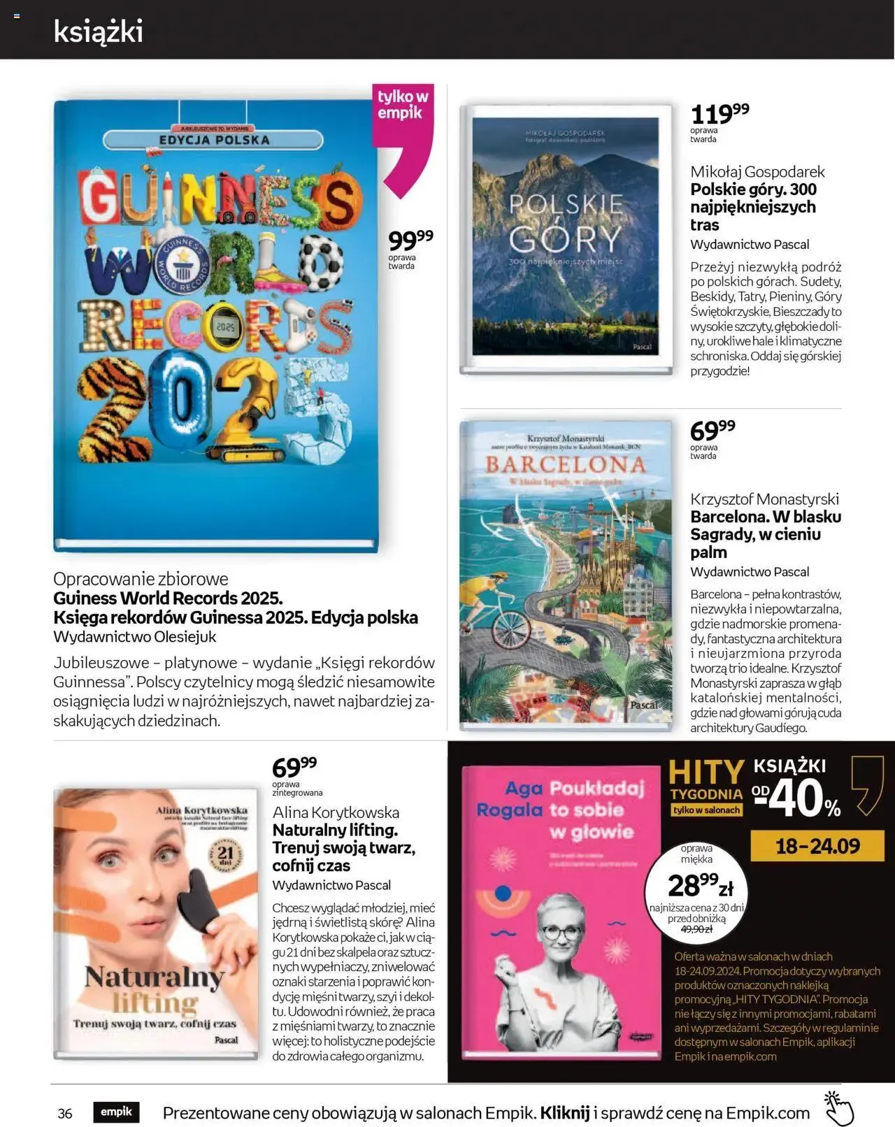 Gazetka Empik Gazetka od 11 września do 24 września 2024 - Strona 36