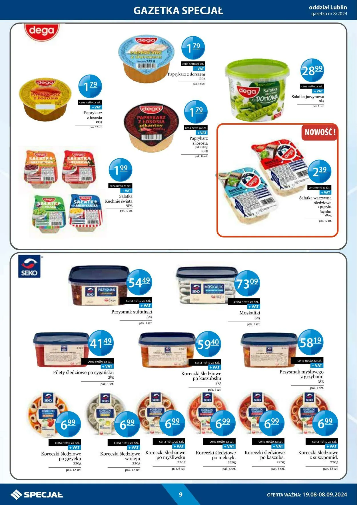 Gazetka Specjał od 19 sierpnia do 8 września 2024 - Strona 9