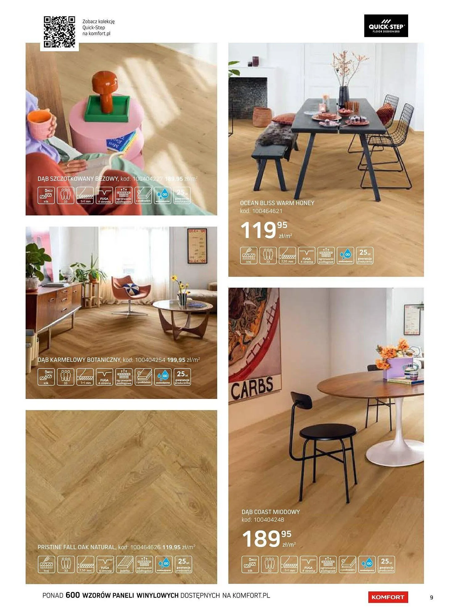 Gazetka Komfort gazetka od 16 sierpnia do 31 grudnia 2025 - Strona 9