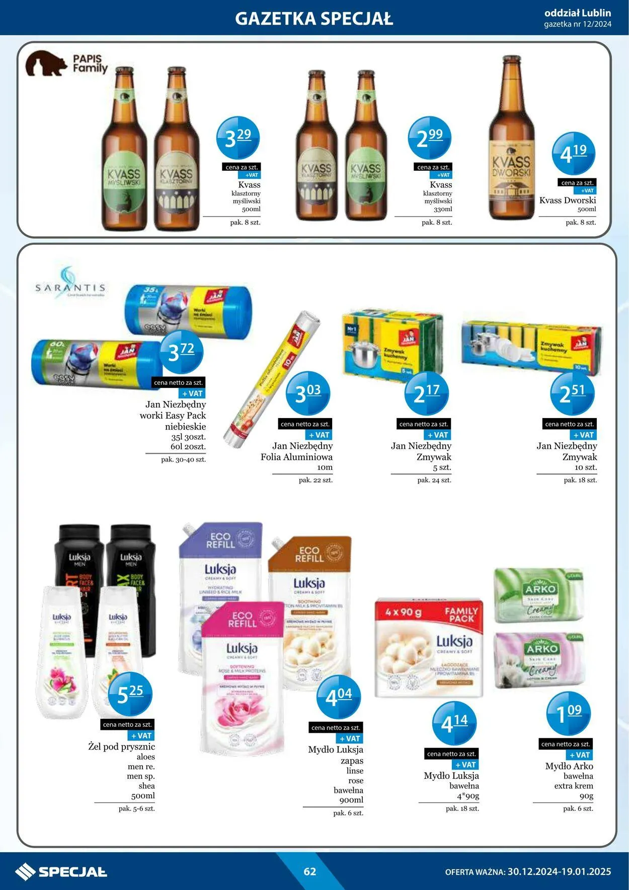 Gazetka Specjał od 30 grudnia do 19 stycznia 2026 - Strona 62