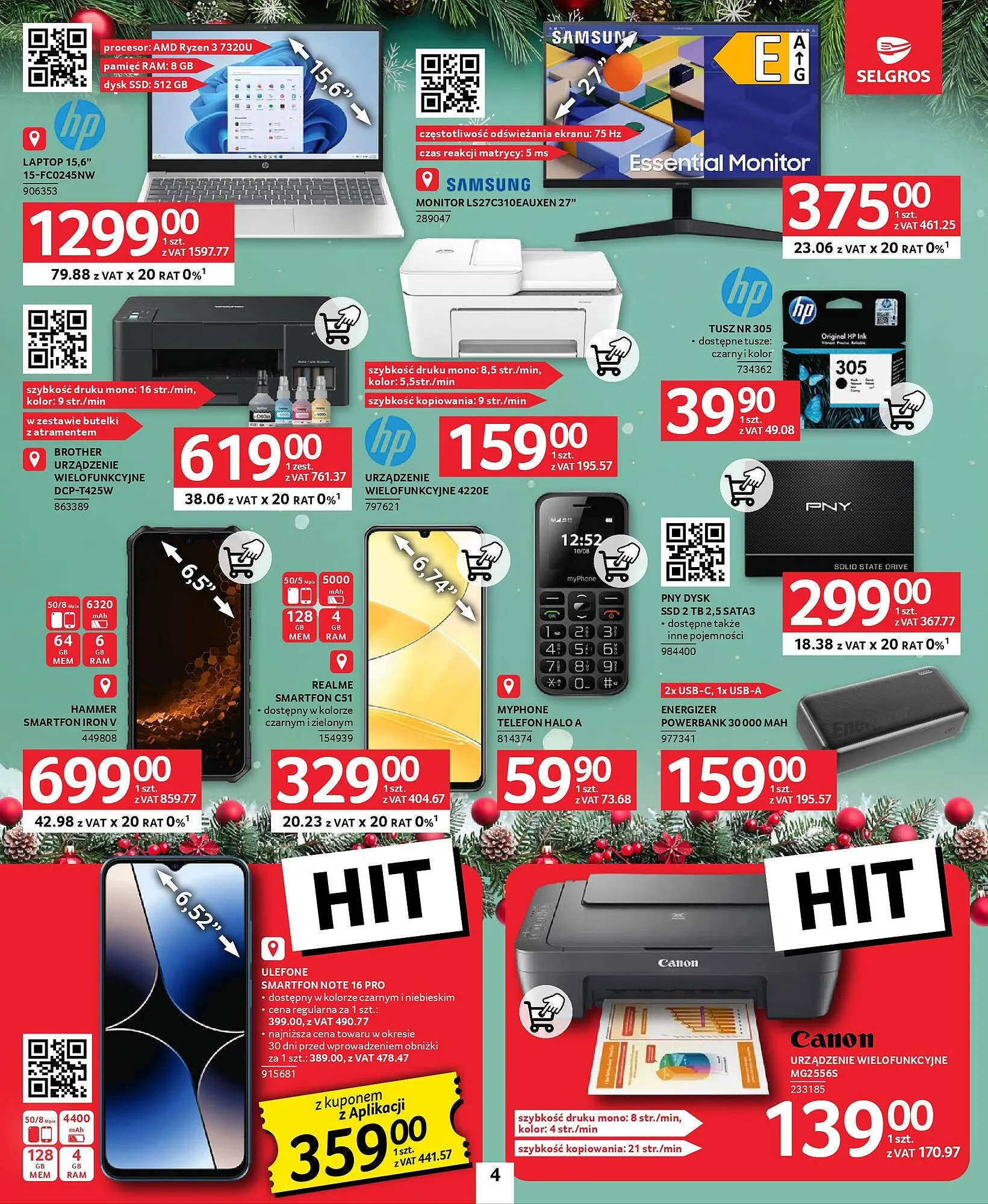 Gazetka Selgros gazetka od 21 listopada do 4 grudnia 2024 - Strona 4