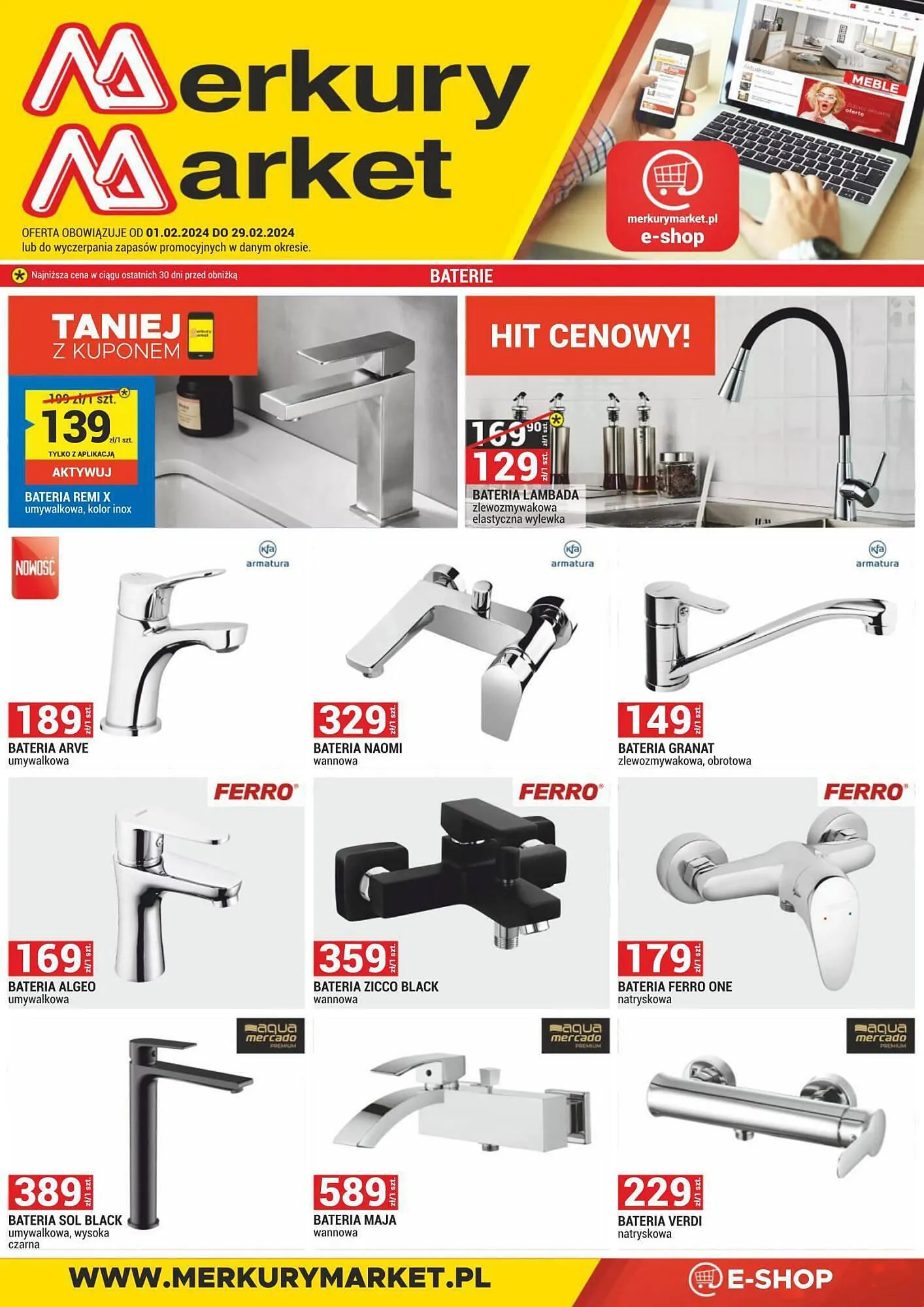 Gazetka Merkury Market gazetka od 1 lutego do 29 lutego 2024 - Strona