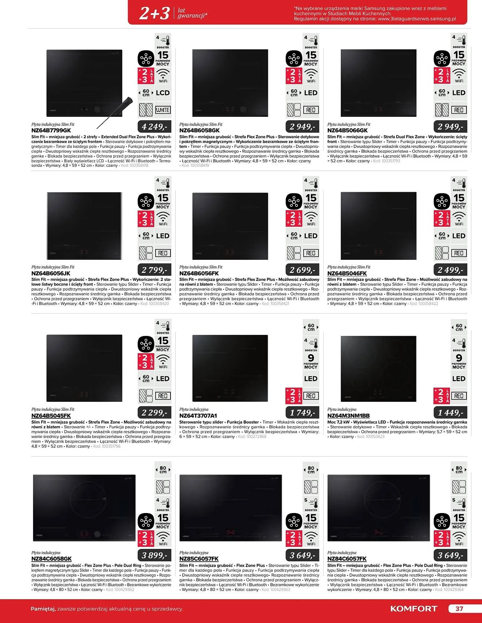 Gazetka Komfort gazetka od 11 września do 31 grudnia 2024 - Strona 37