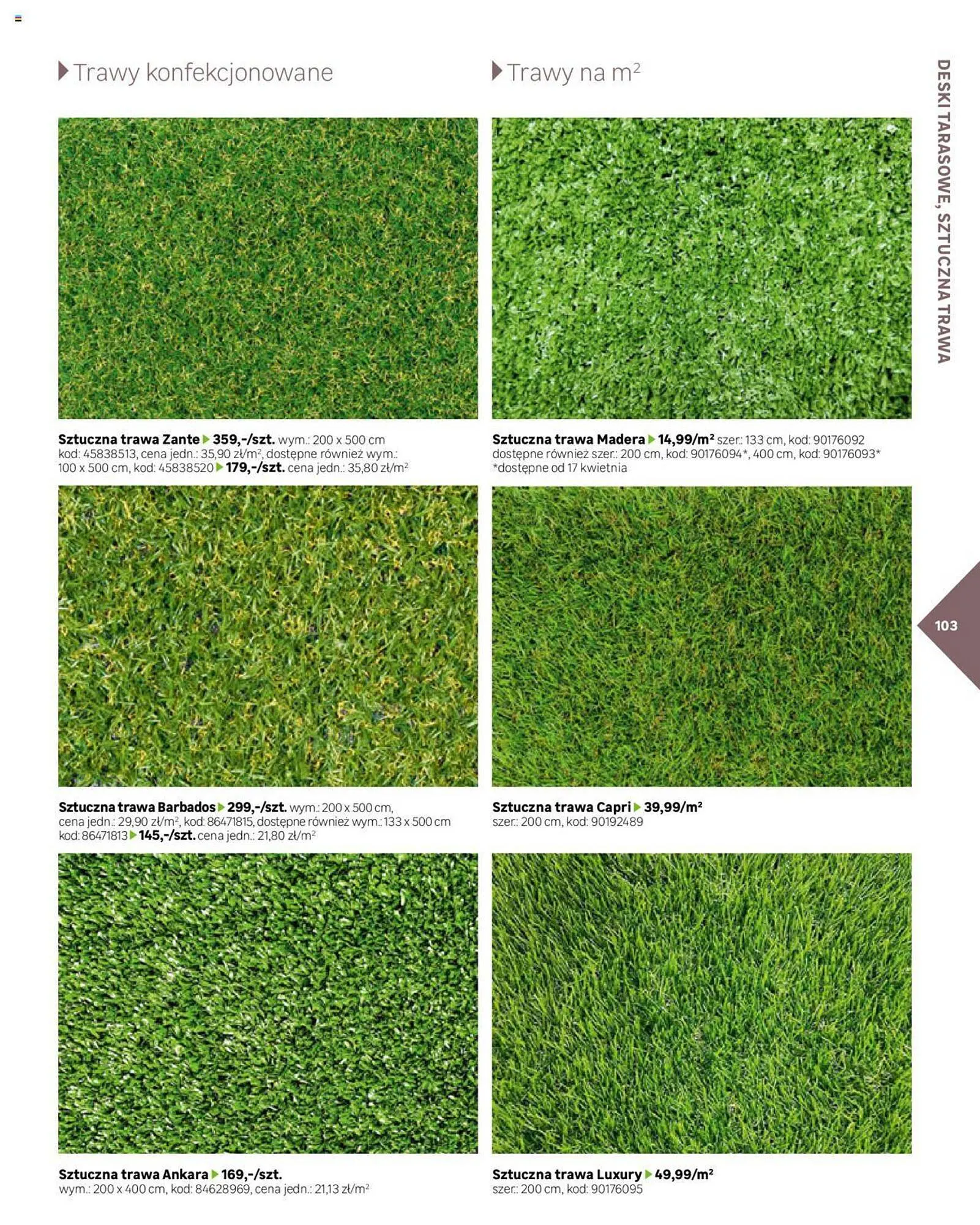 Gazetka Leroy Merlin gazetka od 3 kwietnia do 10 kwietnia 2024 - Strona 103