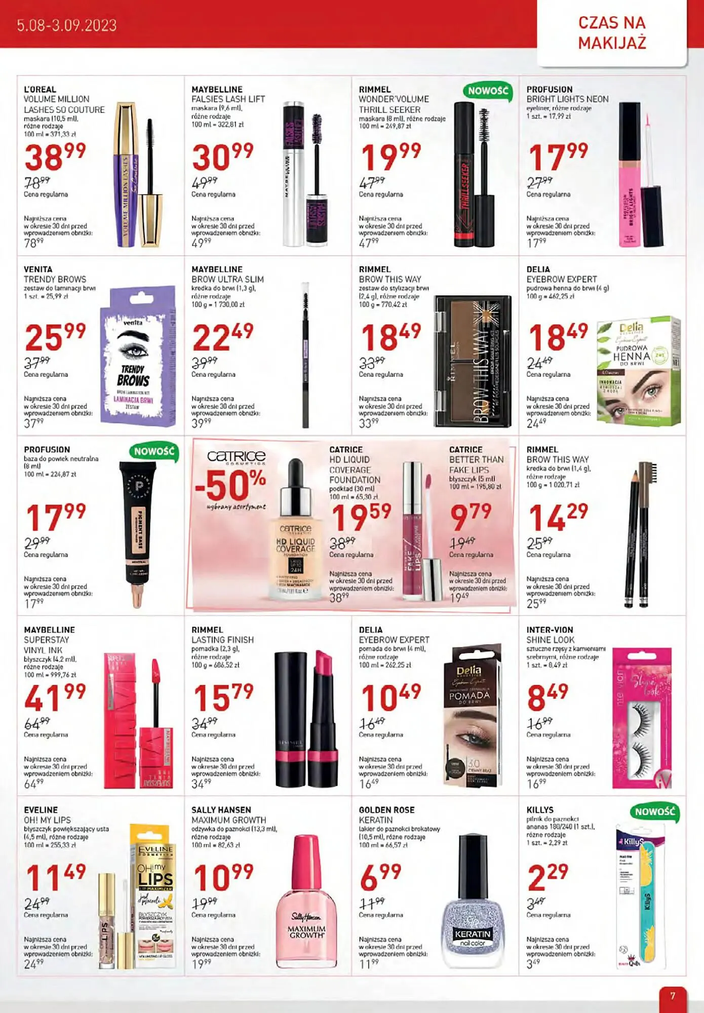 Gazetka Jawa Drogerie gazetka od 5 sierpnia do 3 września 2023 - Strona 7