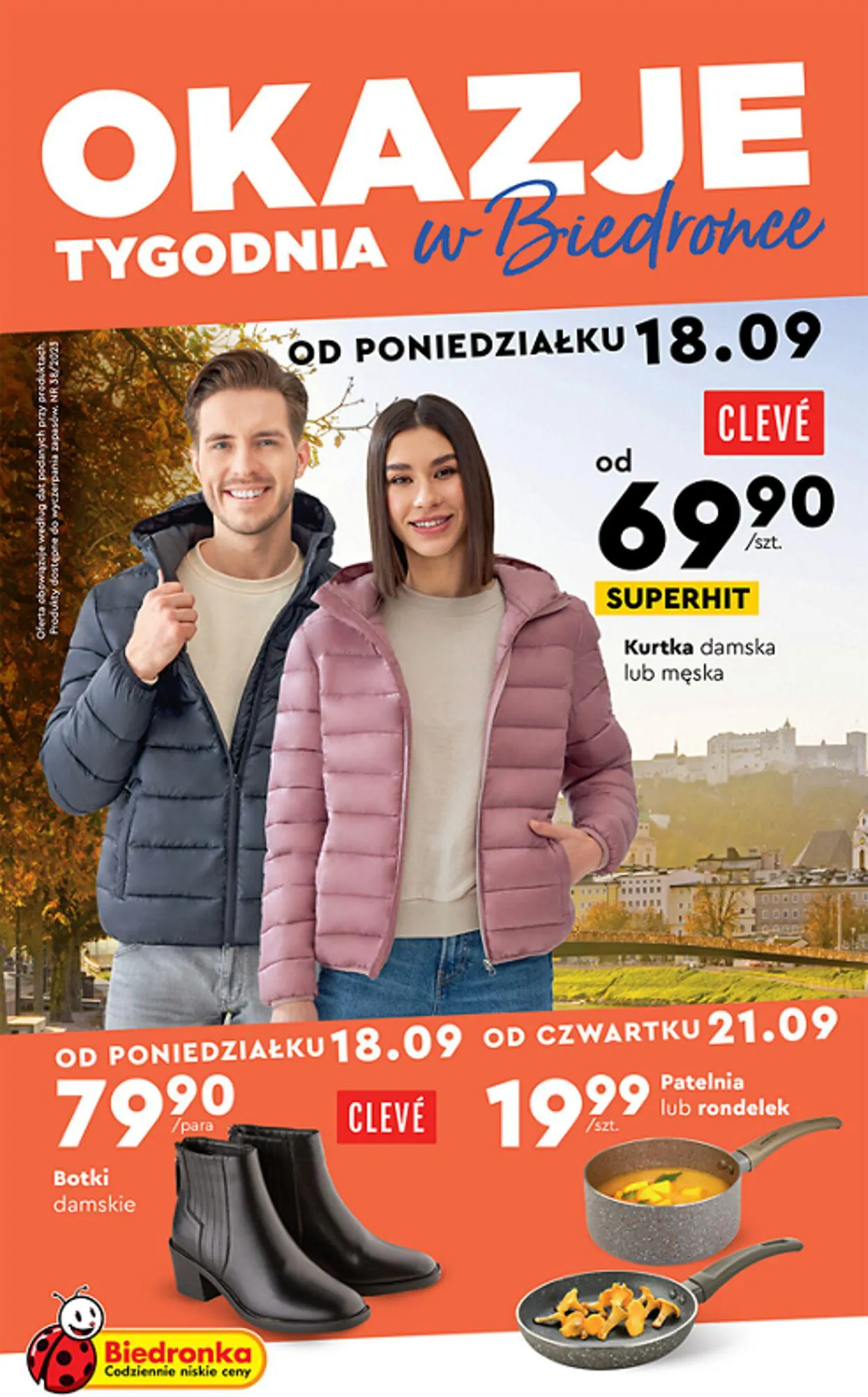 Gazetka Biedronka Aktualna gazetka od 18 września do 8 października 2023 - Strona 1