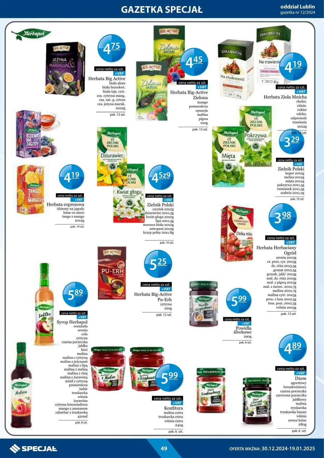 Gazetka Specjał od 30 grudnia do 19 stycznia 2026 - Strona 49