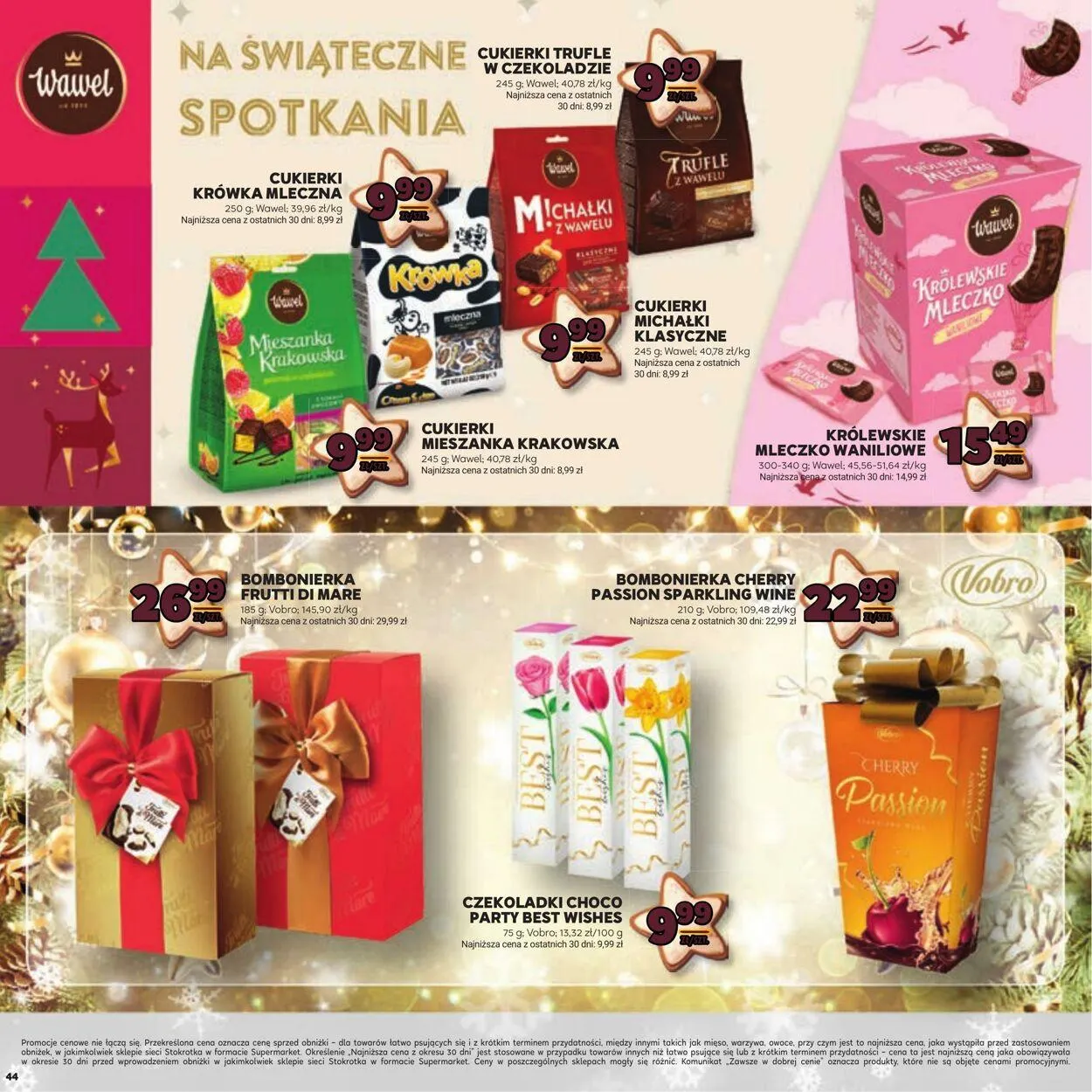 Gazetka Stokrotka Aktualna gazetka od 12 grudnia do 27 grudnia 2024 - Strona 44