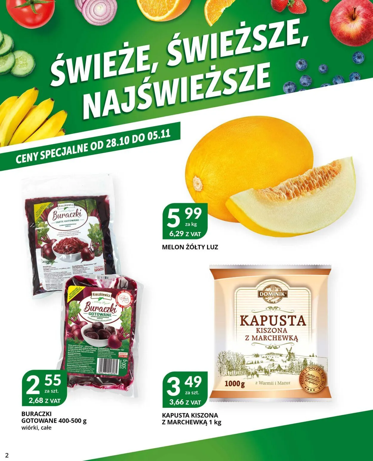 Gazetka Eurocash Aktualna gazetka od 28 października do 17 listopada 2024 - Strona 2