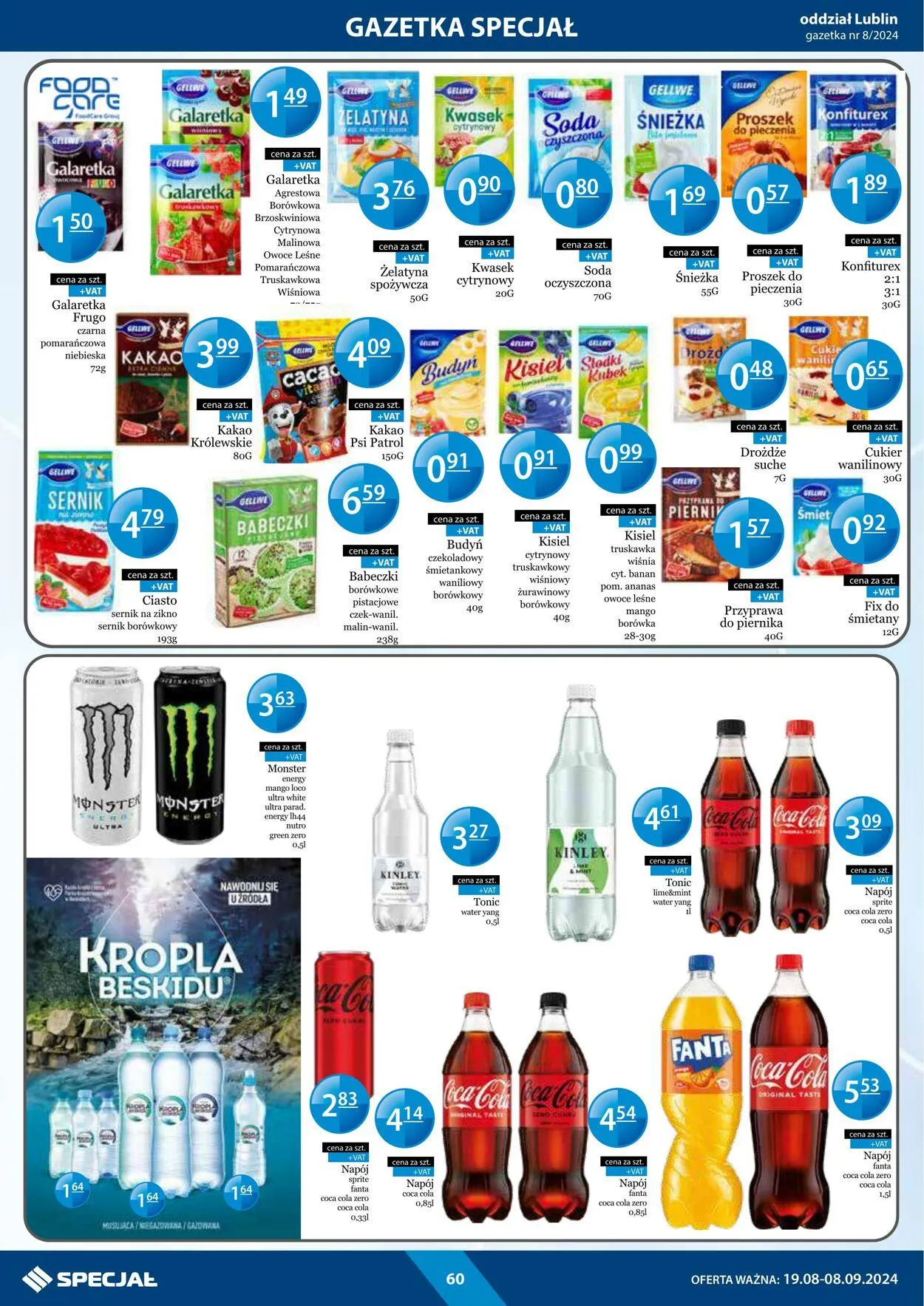 Gazetka Specjał od 19 sierpnia do 8 września 2024 - Strona 60