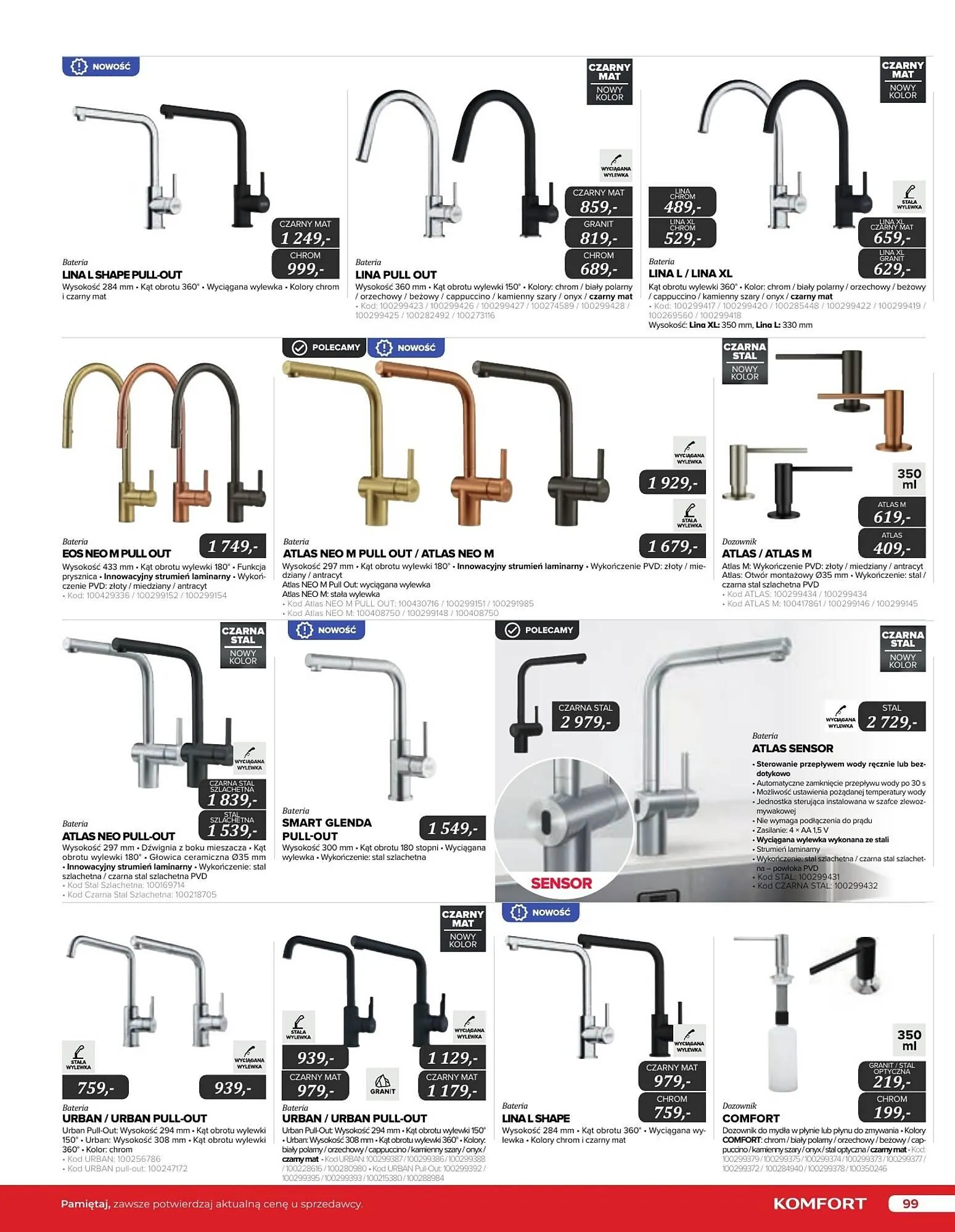 Gazetka Komfort gazetka od 11 września do 31 grudnia 2024 - Strona 99