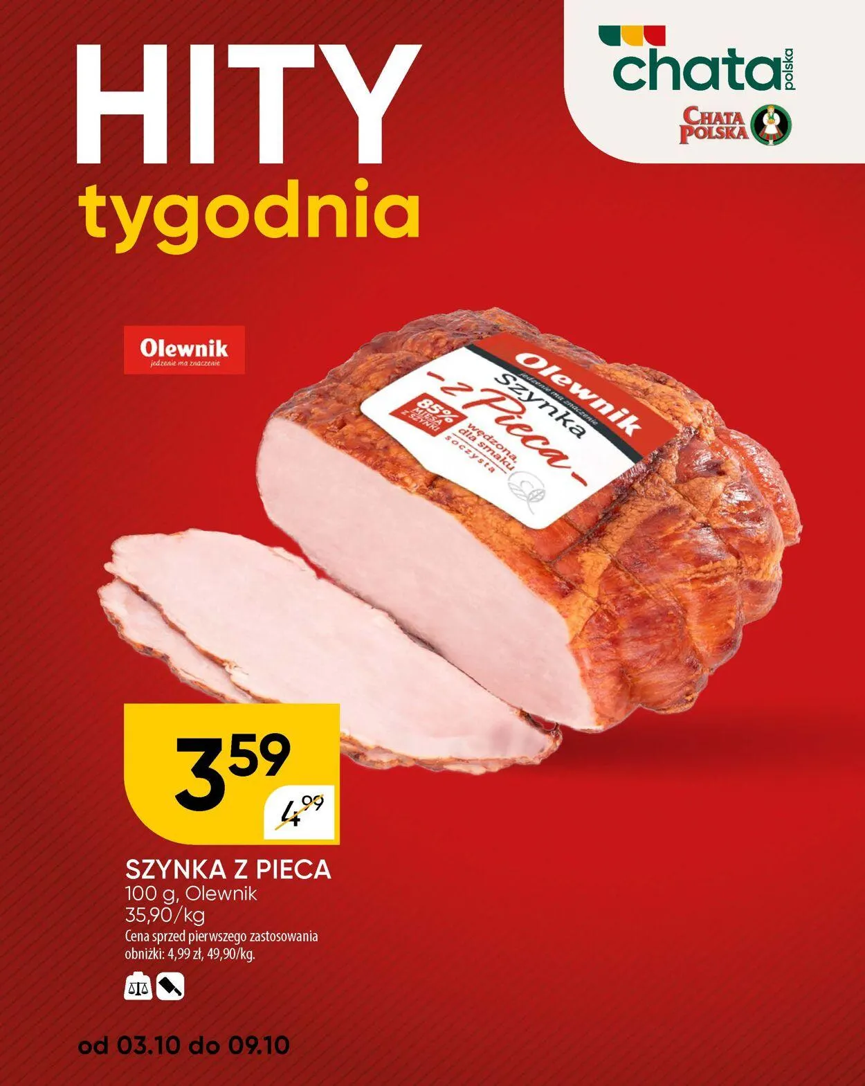 Gazetka Chata Polska Aktualna gazetka od 9 grudnia do 23 grudnia 2024 - Strona 1